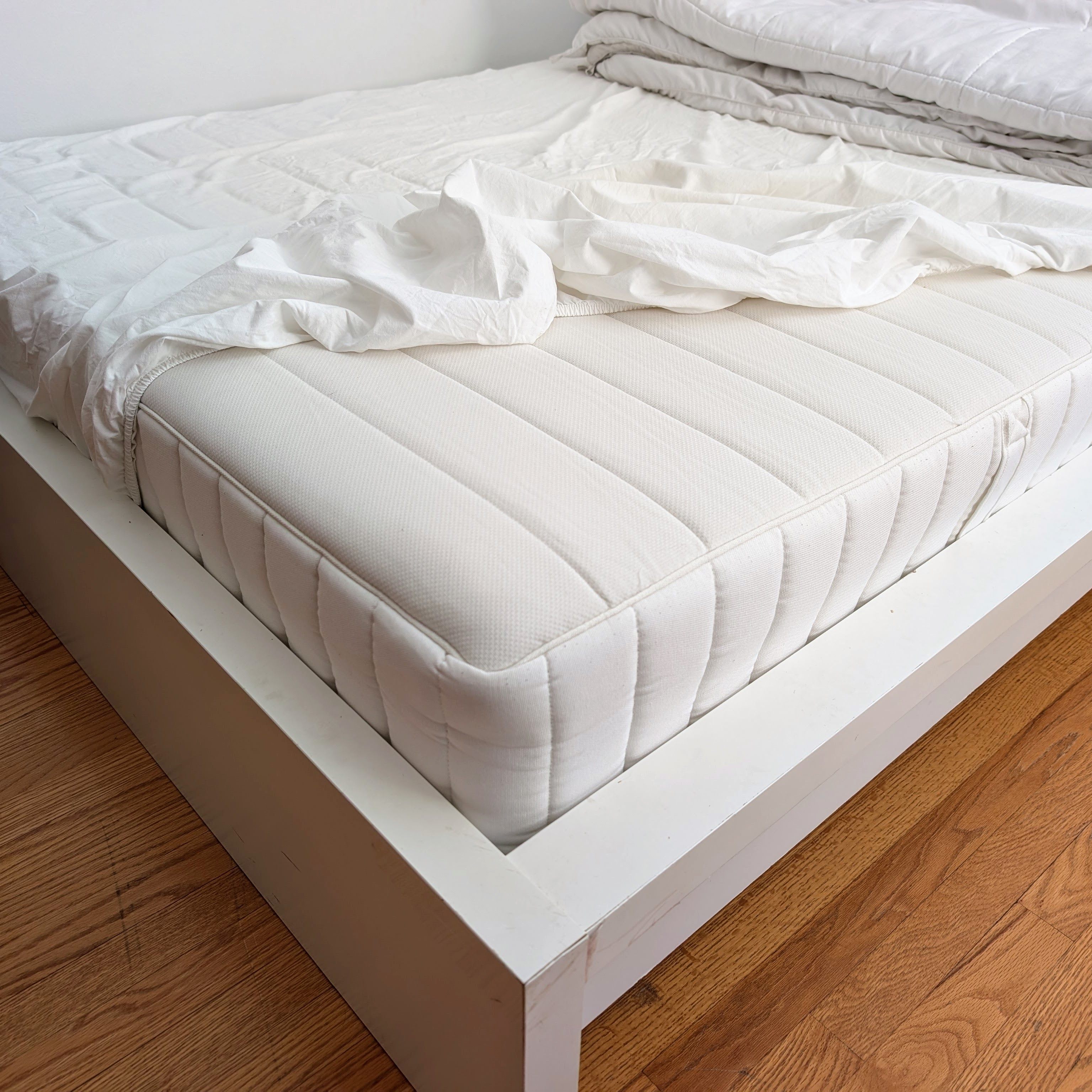 IKEA Malm Bed Frame with Valevag Pocket Mattress (full size) - photo 2