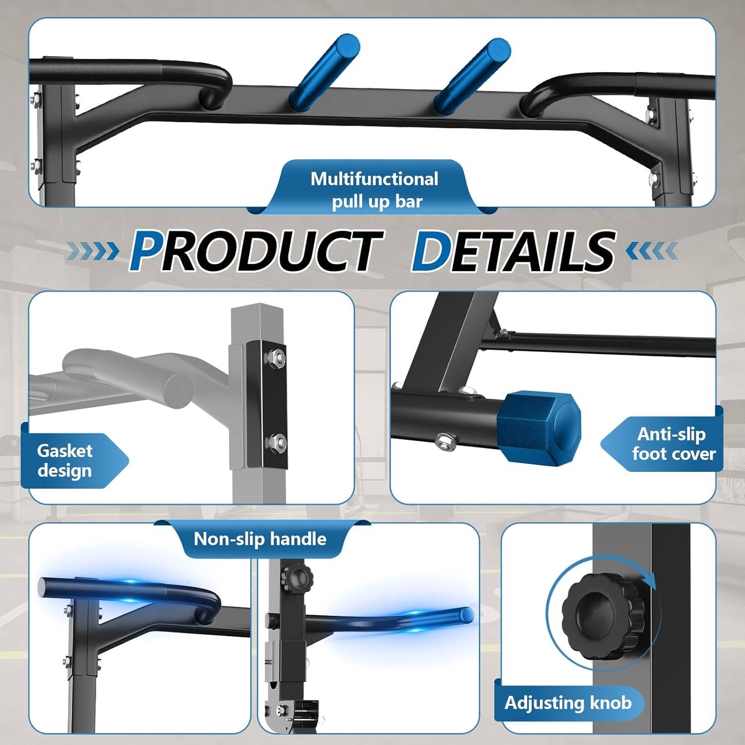 Foldable Power Tower - Pull Up Bar & Dip Station - photo 5