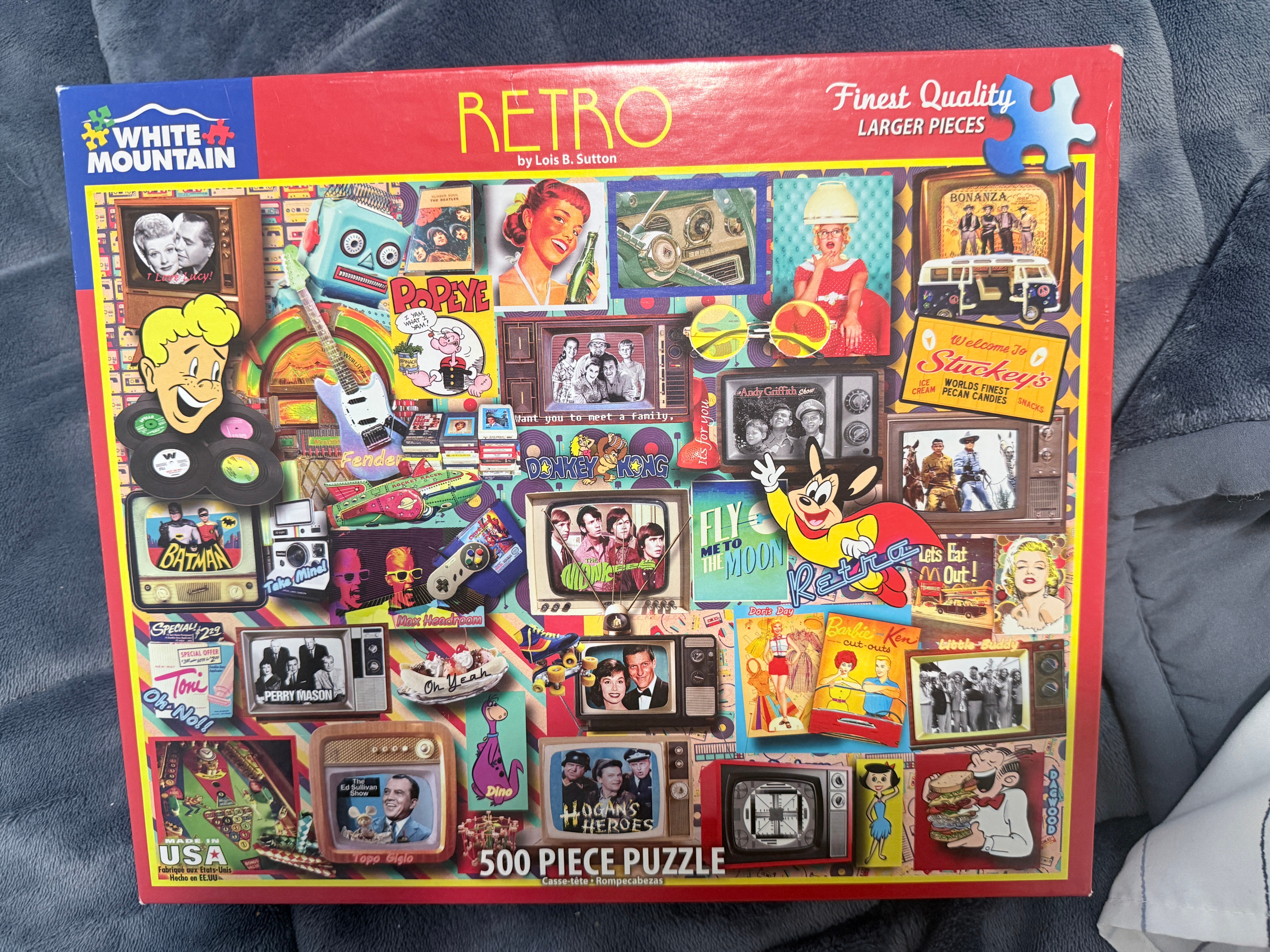 White Mountain Retro 500 Piece Puzzle