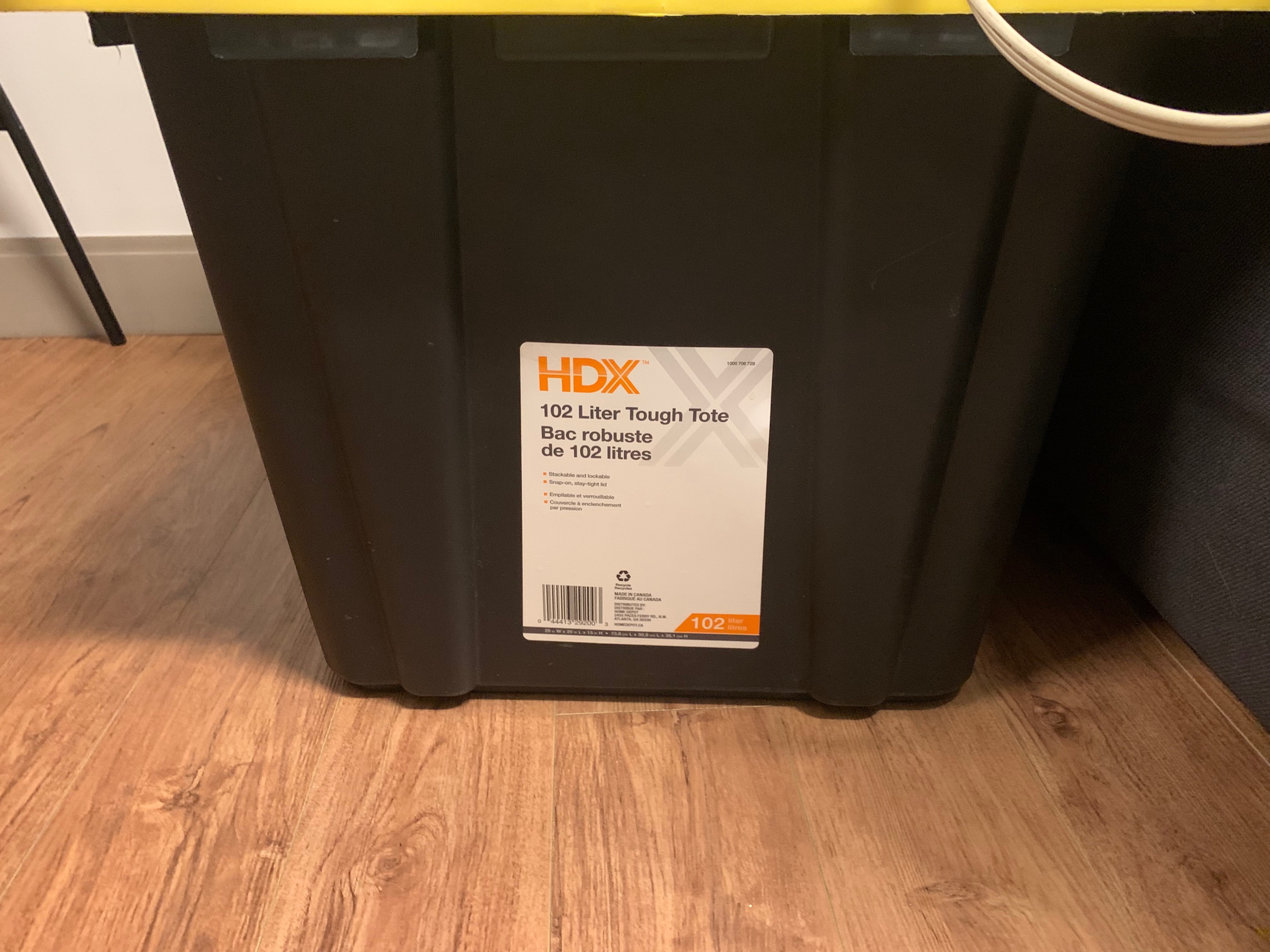 HDX 102L Heavy-Duty Storage Tote