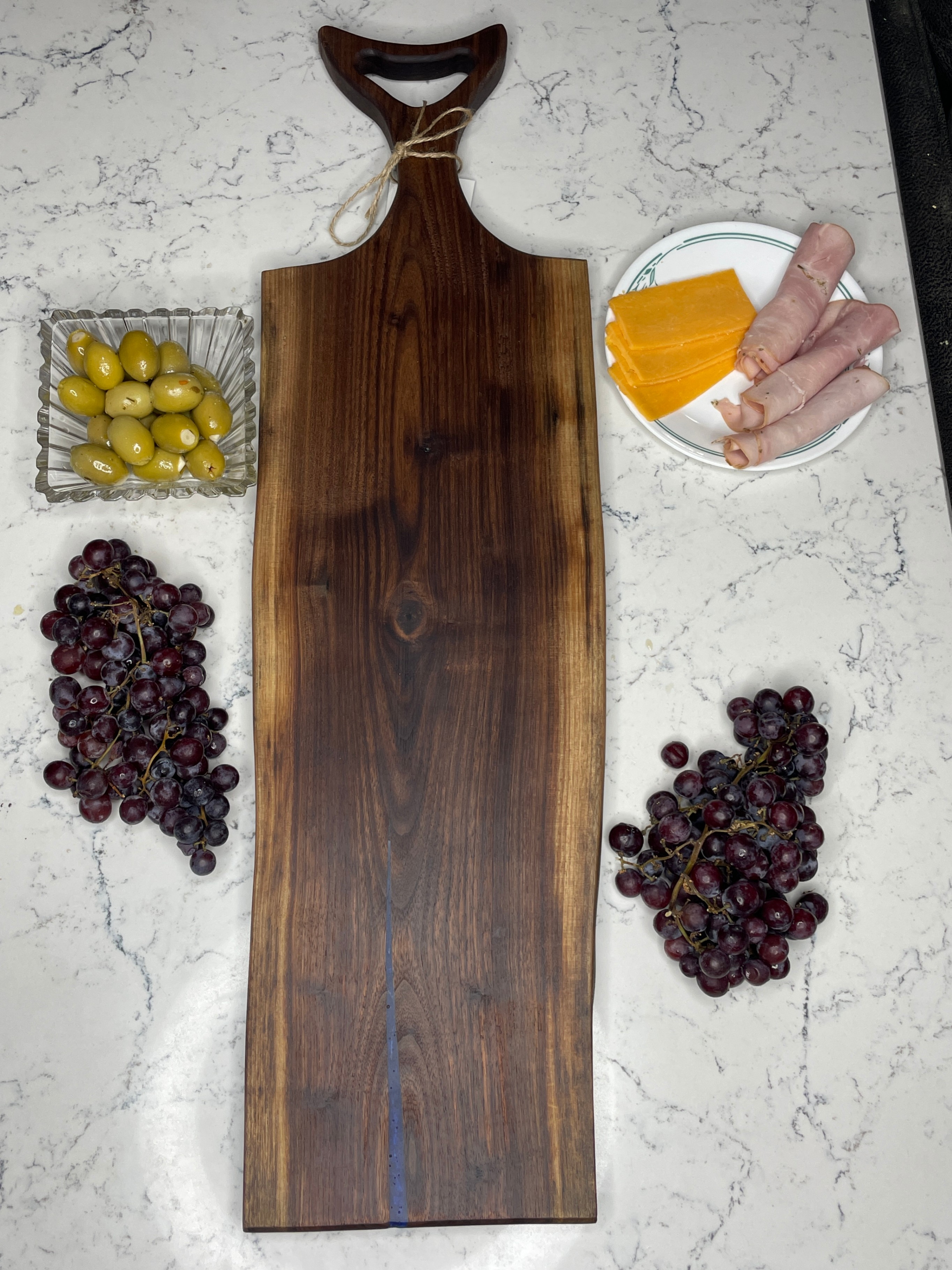 Live Edge Black Walnut Charcuterie Board #6