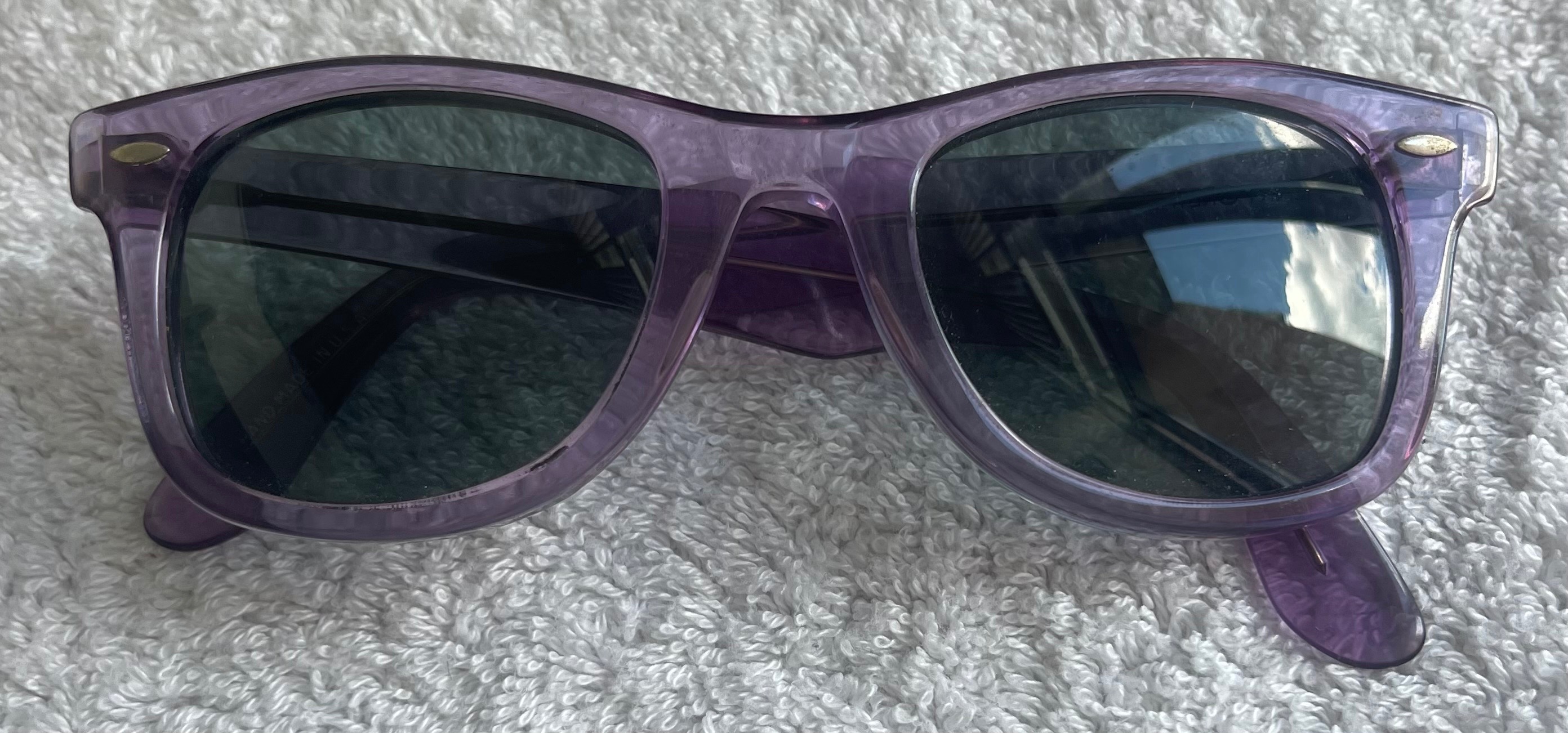 Vintage Henry Grethel Translucent Purple Frames Only (USA) - photo 2