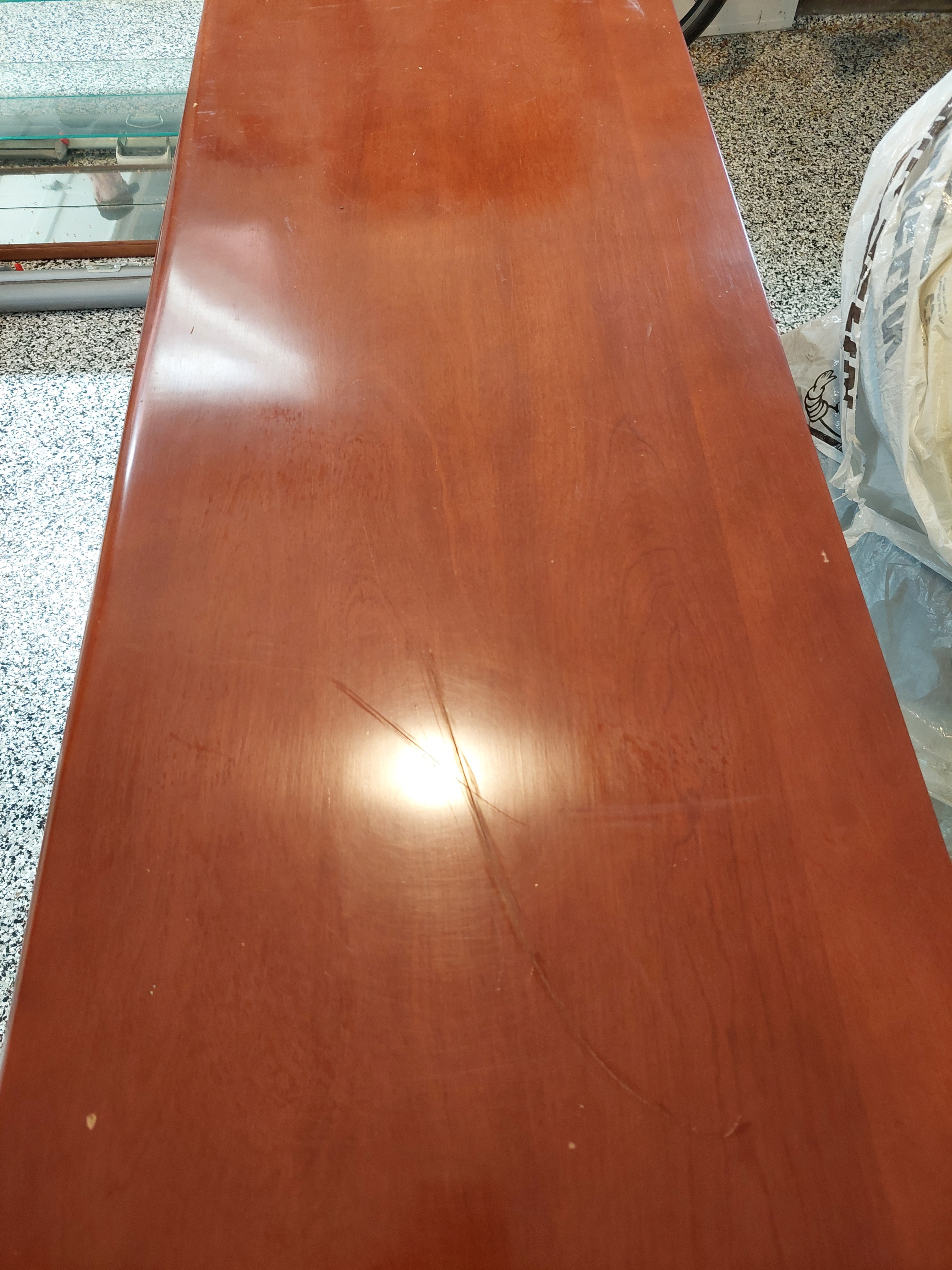 Wooden Desk with Drawers - photo 5