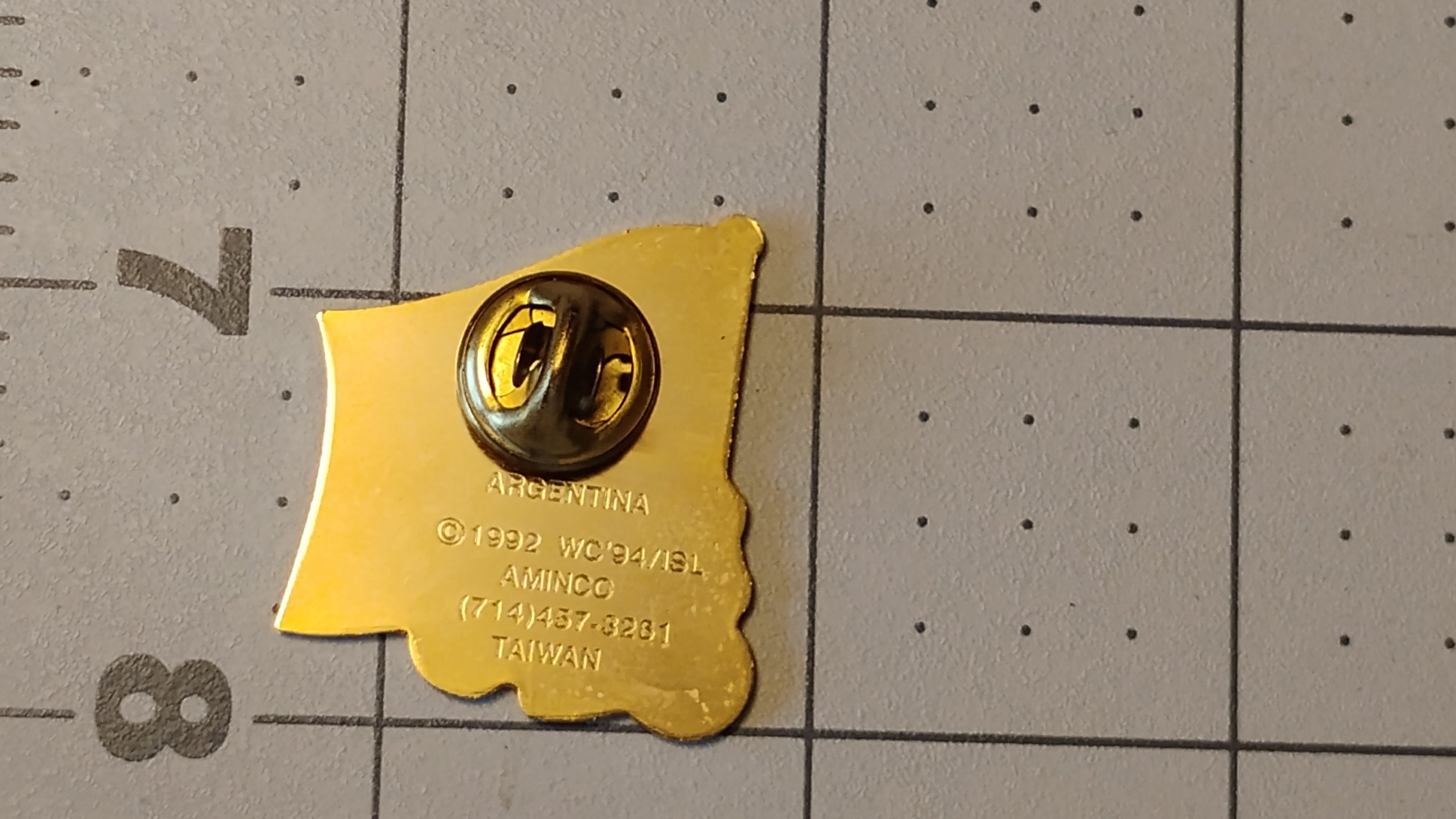 FIFA World Cup USA 1994 Argentina Lapel Pin - photo 2