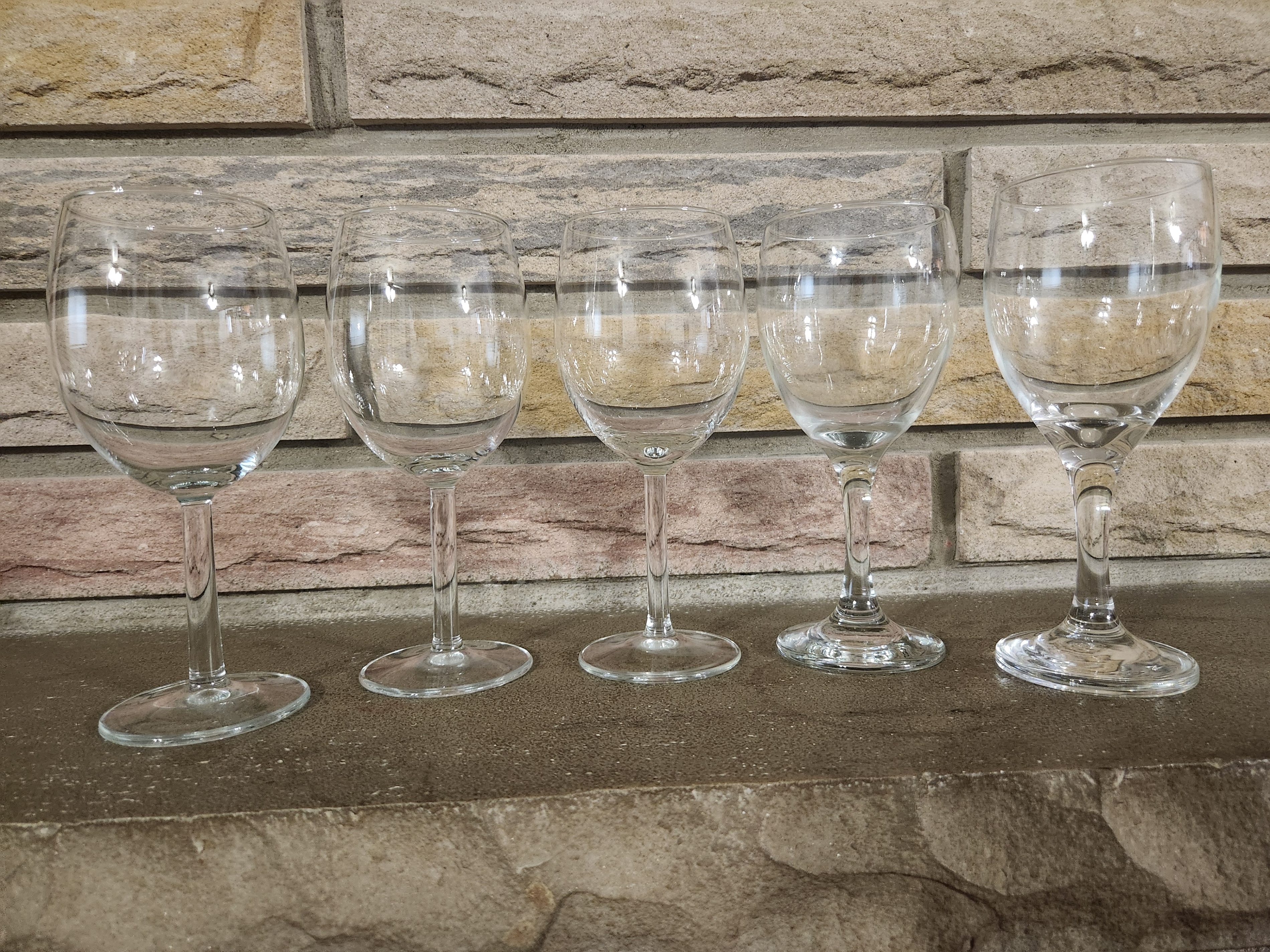 Stemmed Red Wine Glasses **18 available for $1.00/each