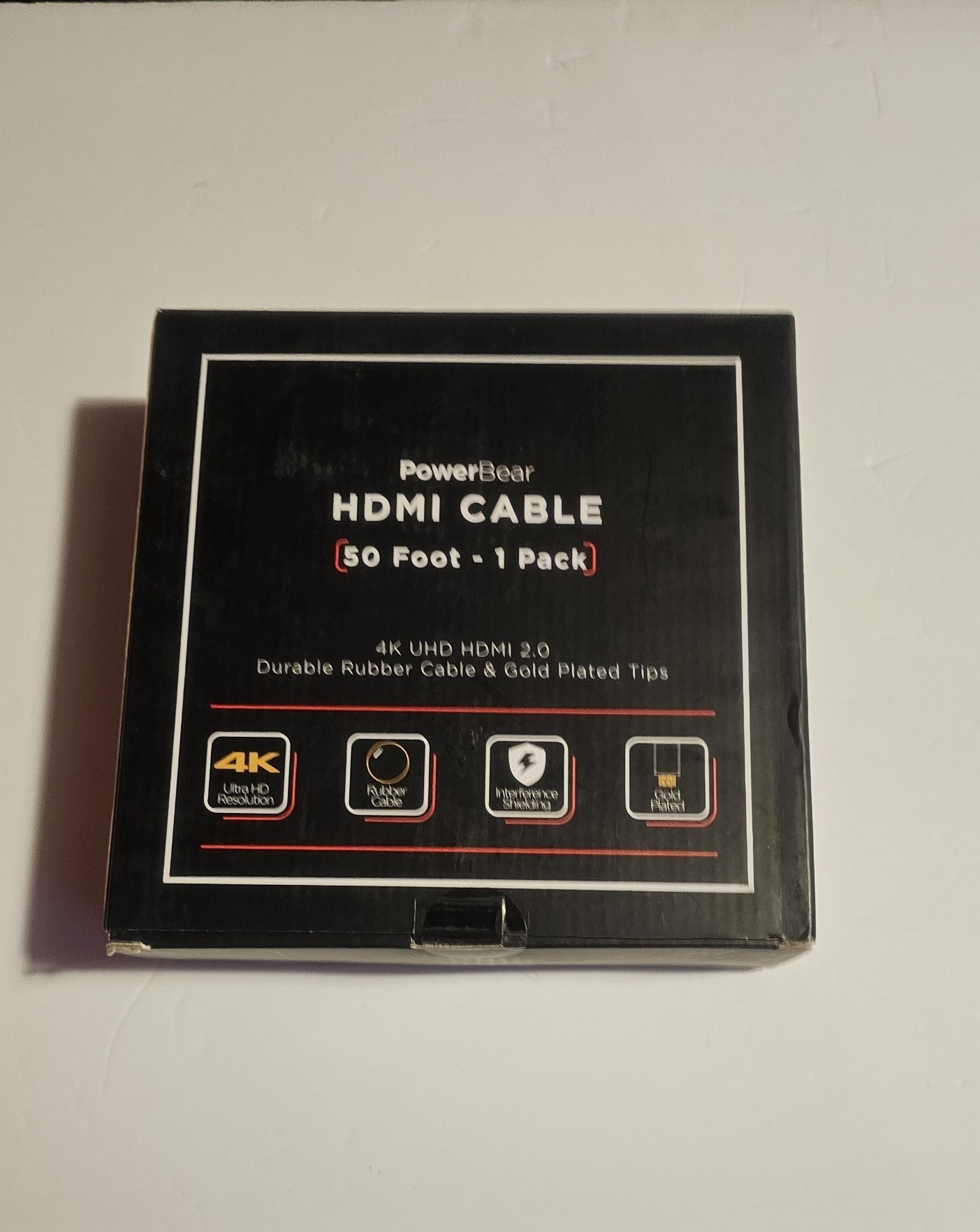 NEW PowerBear 4K HDMI Cable – 50 ft - photo 2