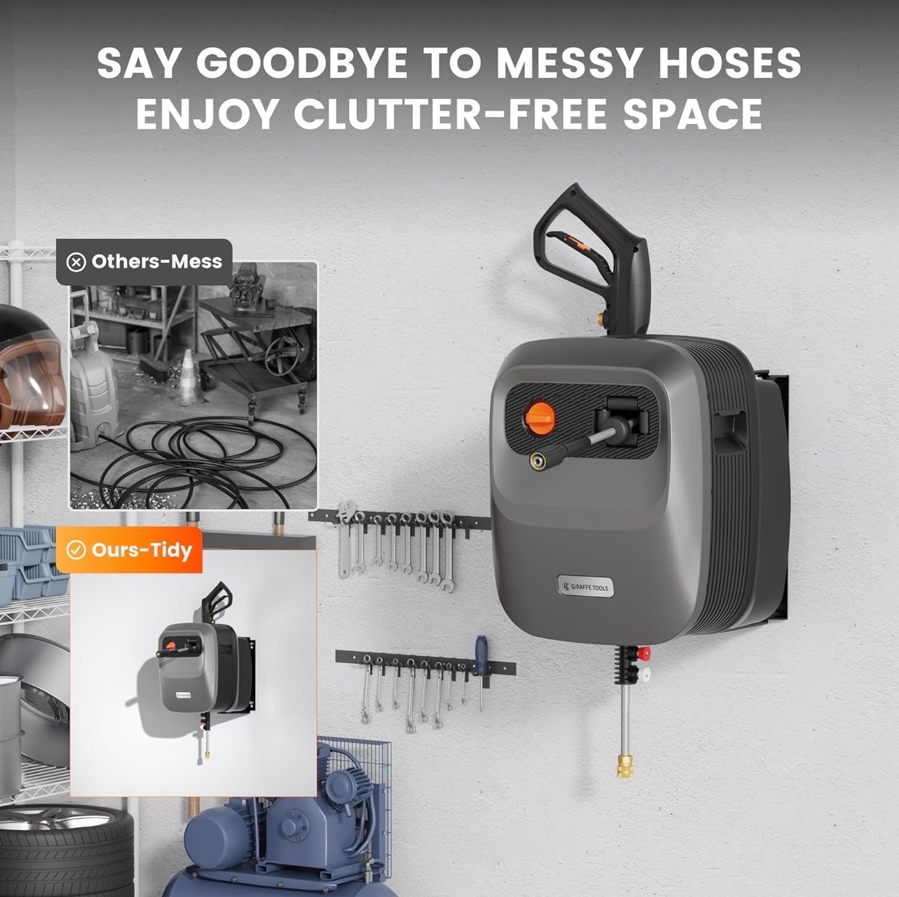 READ: Giraffe Tools G20Pro Grandfalls Pressure Washer 65ft Hose - photo 5