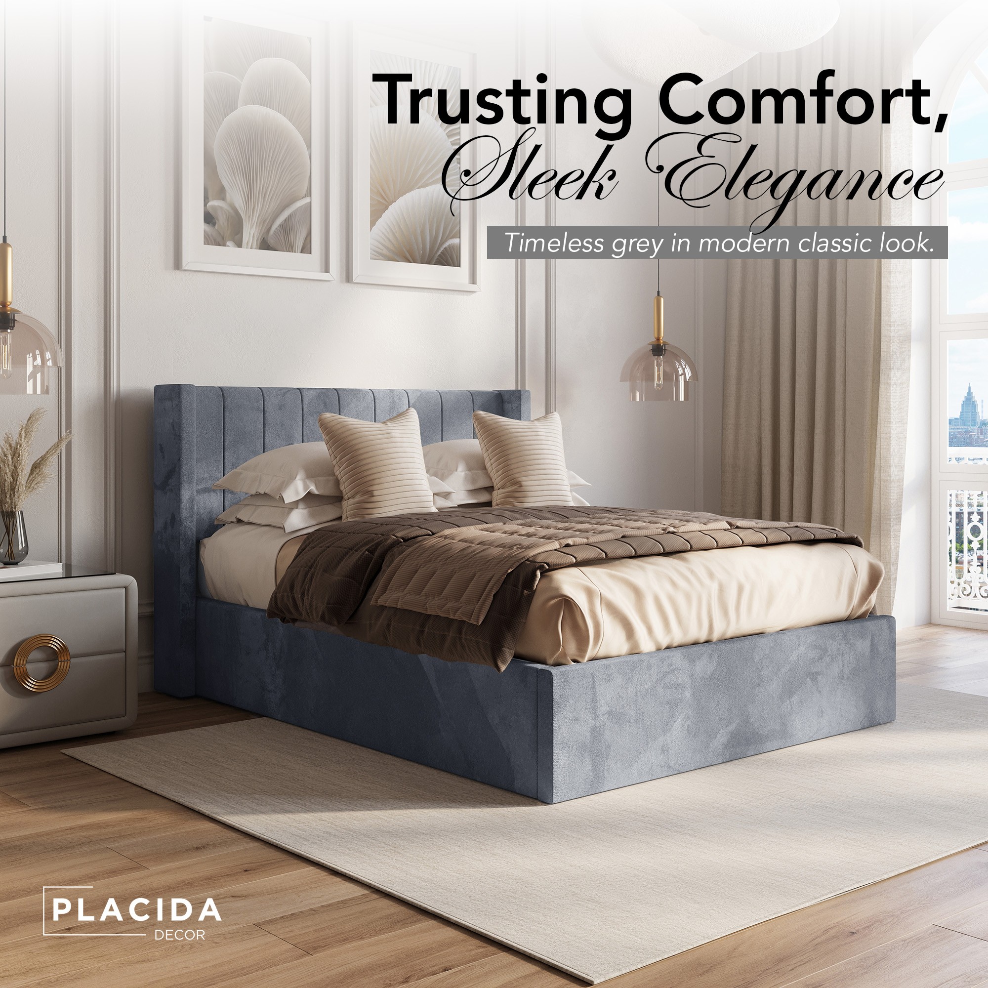 Storage Platform Bed Frame - New with 1 Year Warranty