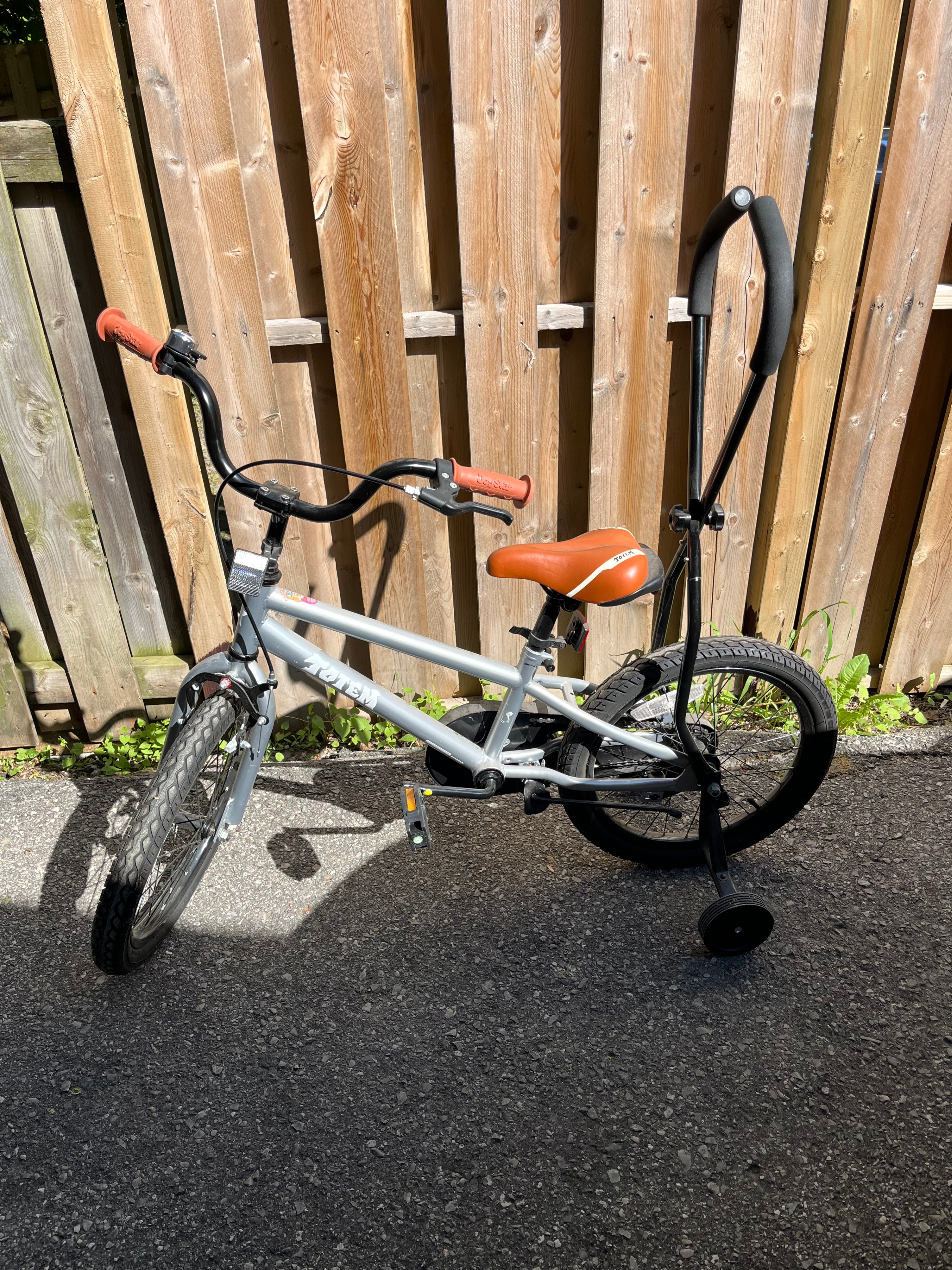 JOYSTAR Kids Bicycle with Training Wheels & Parent Push Handle