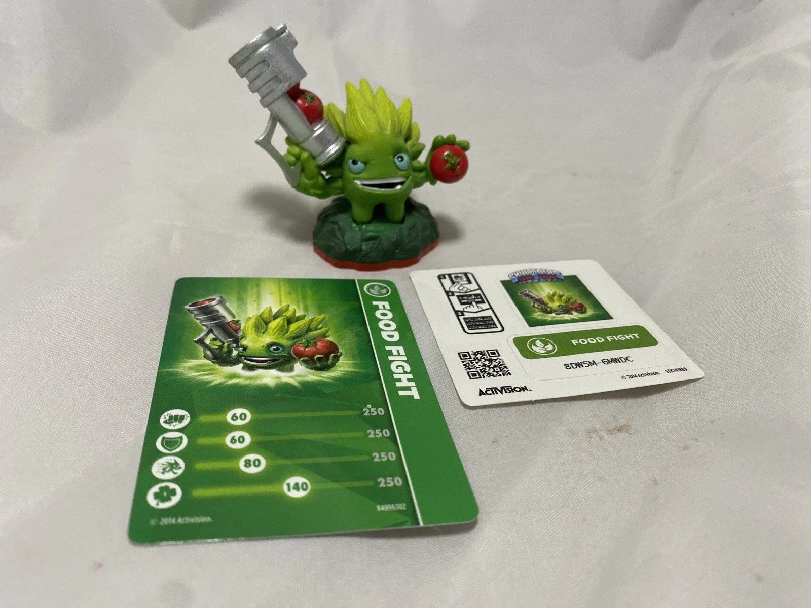 Skylanders Trap Team FOOD FIGHT Figure w/ Card & Sticker Sheet -
