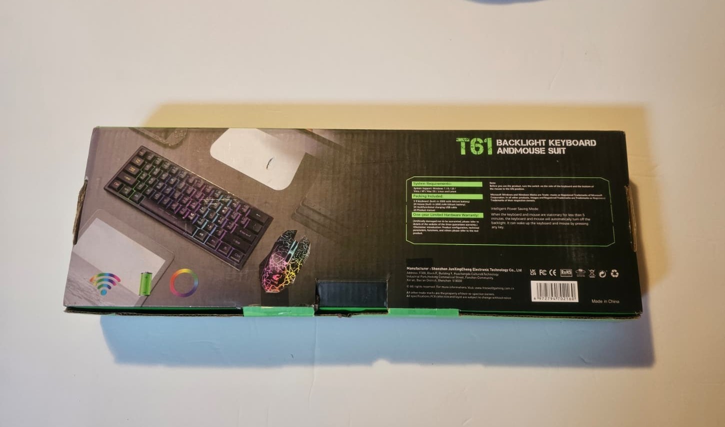 NEW ZIYOU LANG T61 Wireless RGB Gaming Keyboard & Mouse Combo - photo 5