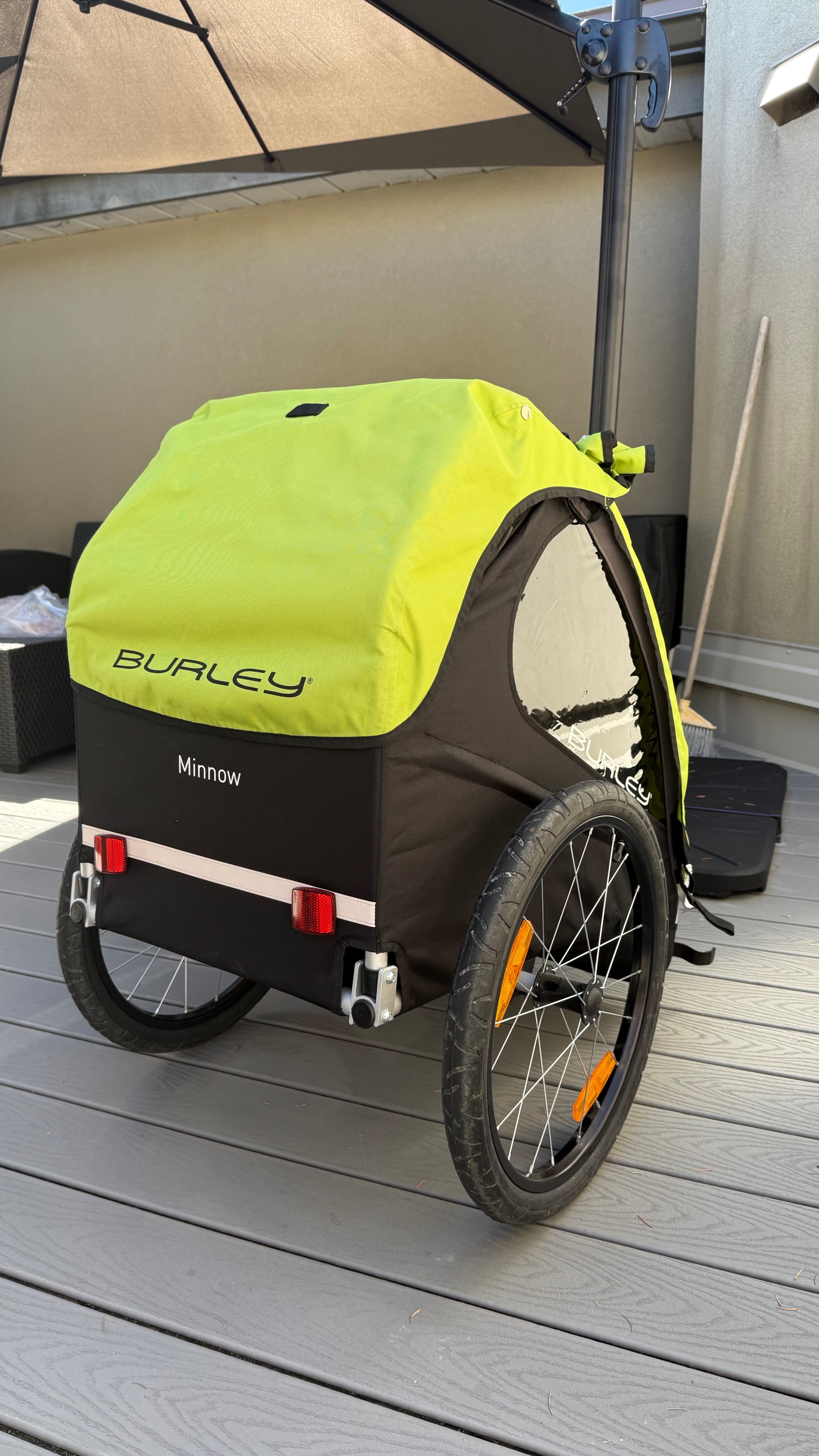 Like New - Burley Minnow Kid Bike Trailer - photo 2