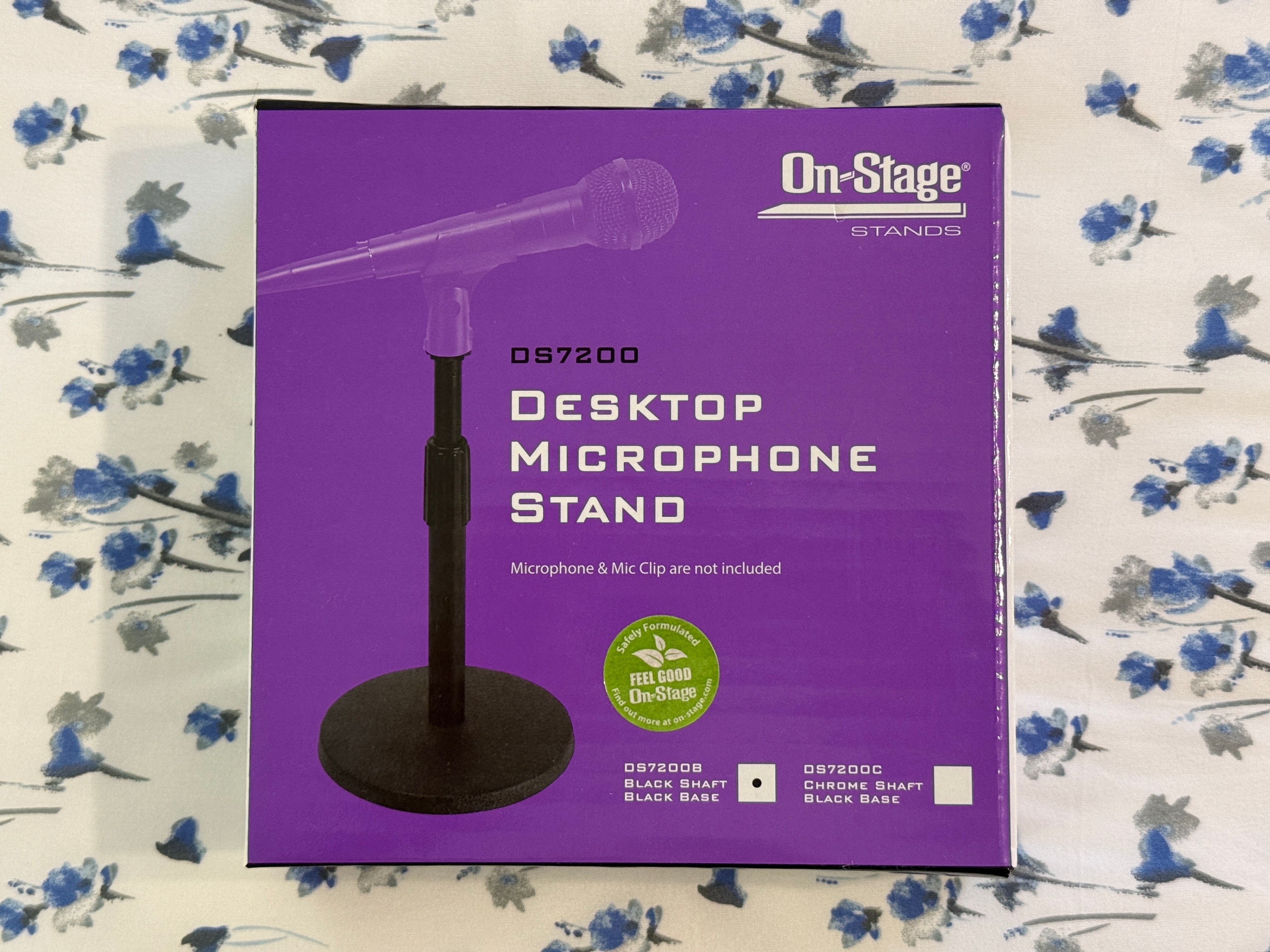 On-Stage DS7200B Adjustable Desktop Microphone Stand