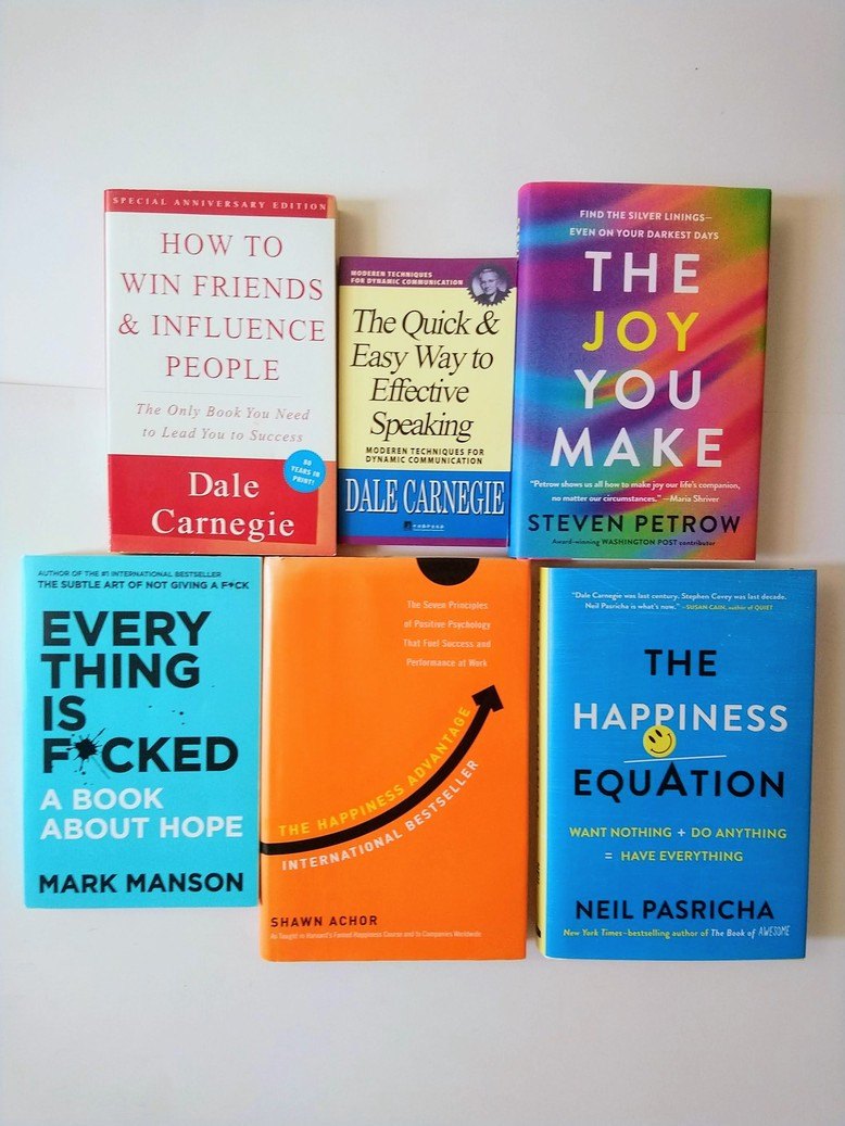 Self-Improvement & Pursuing Happiness books!