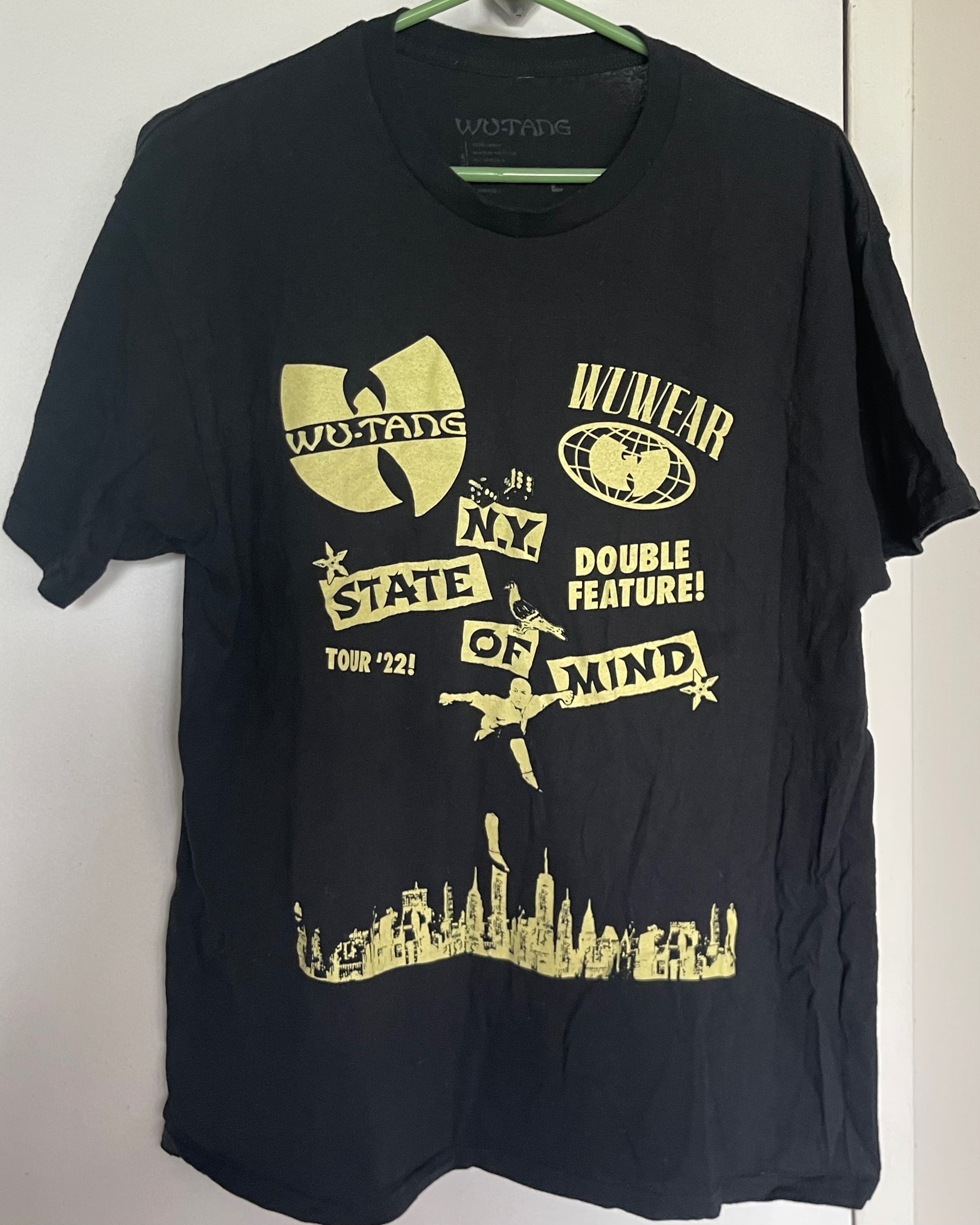 Wu-Tang Clan & Nas '22 Tour Shirt - Concert Merch (Size L) - photo 3
