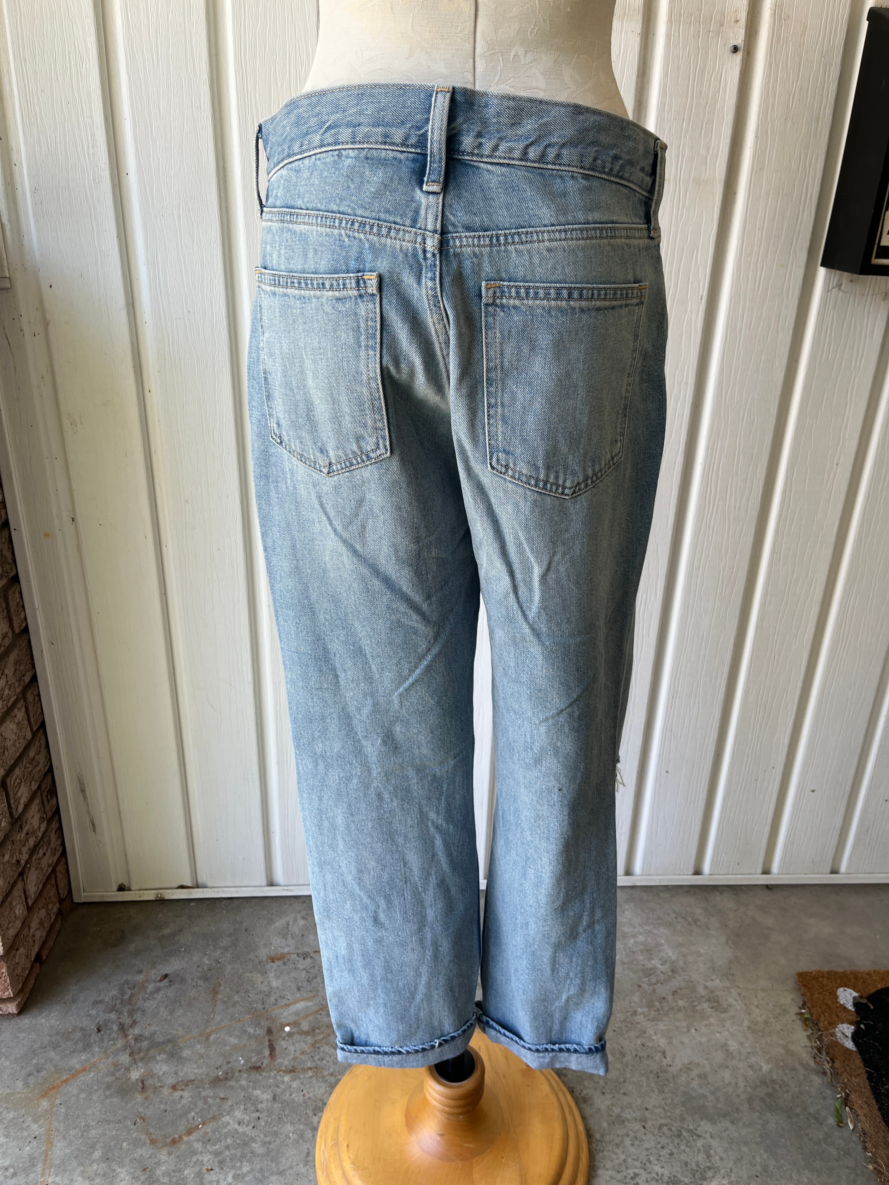 GAP 90s Straight High Rise Jeans Size 29 - photo 2