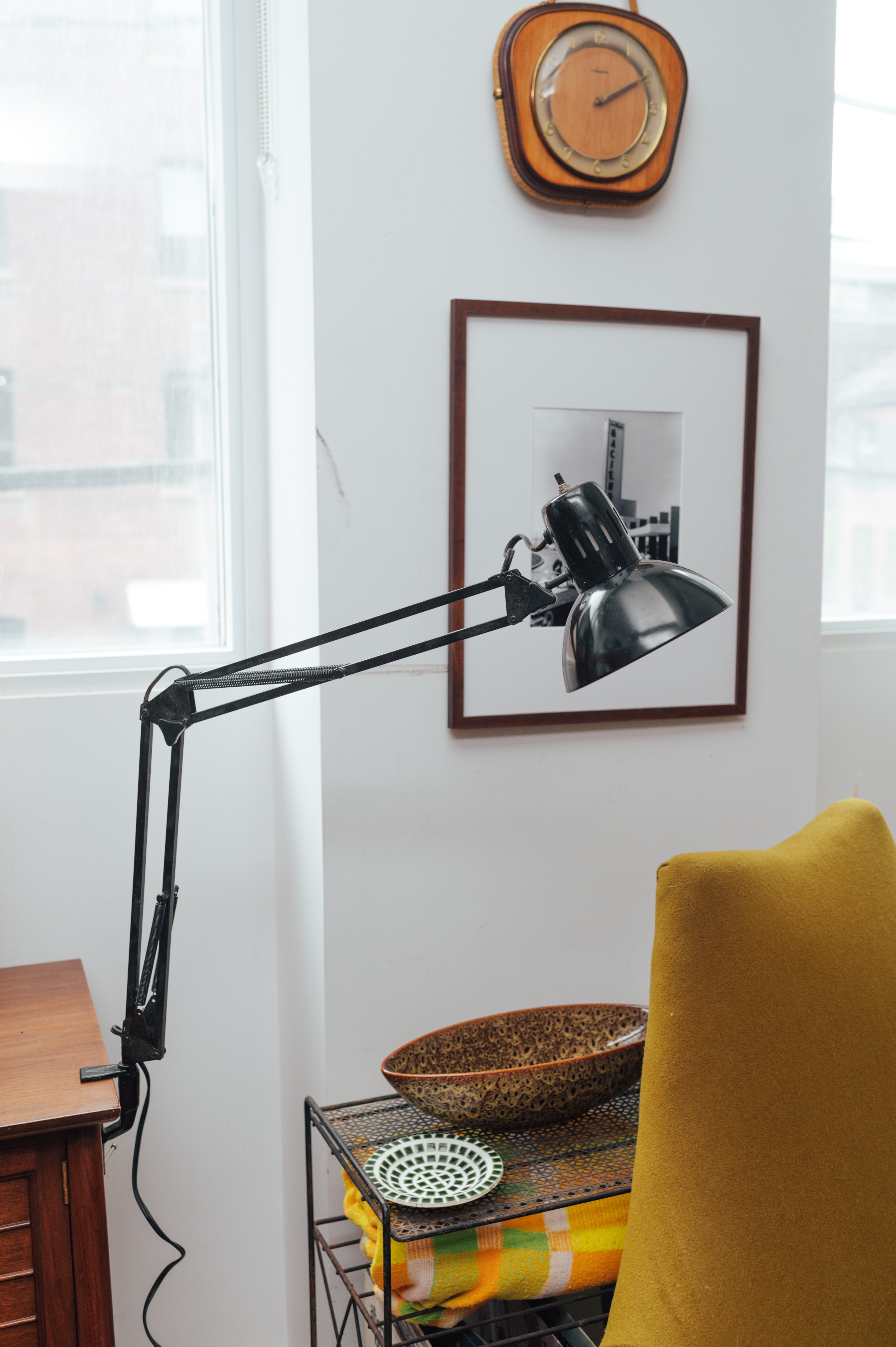 Black Industrial Architect's Task Lamp - photo 3