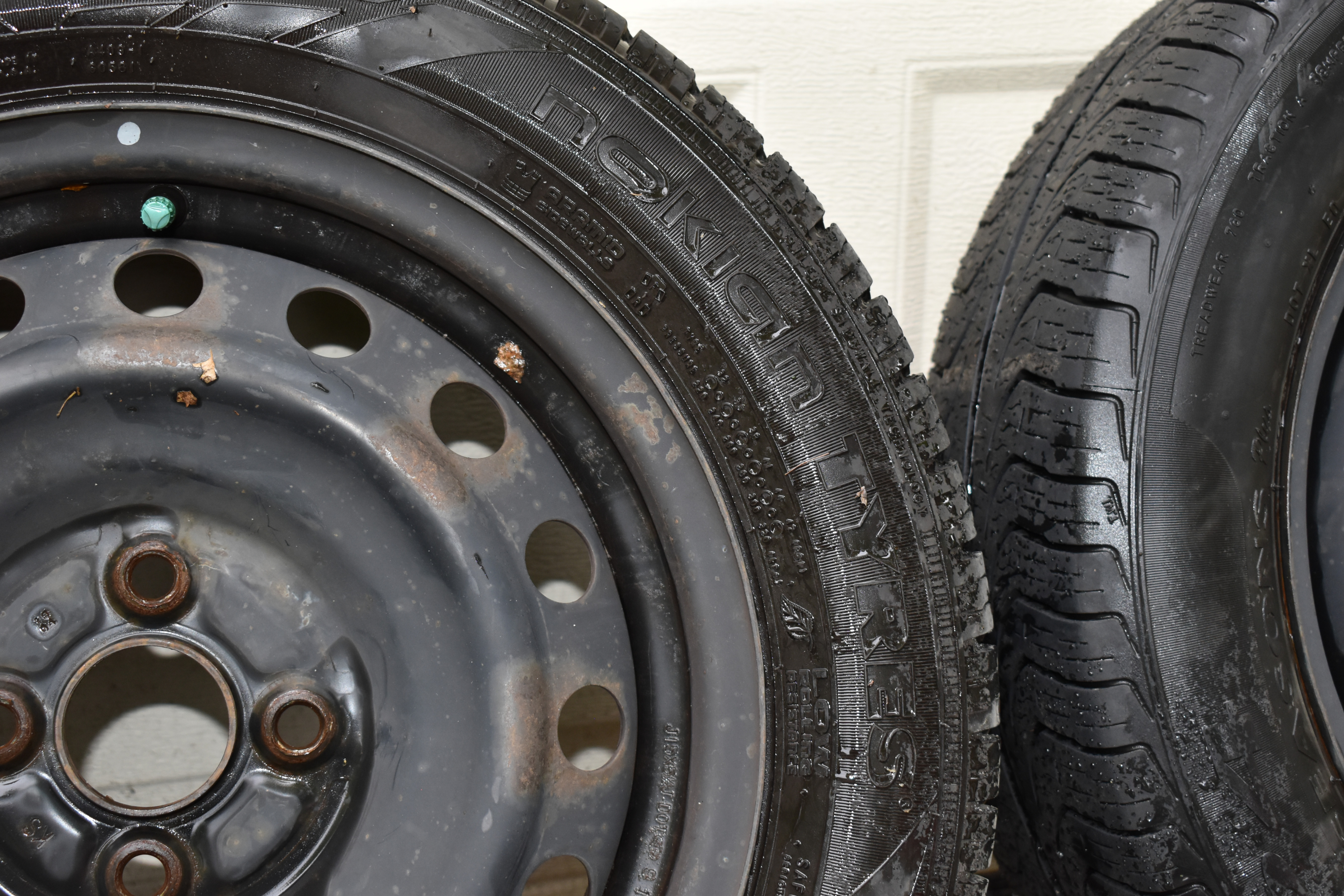 185-60 R15 Tires on 4*100 steel wheels - photo 4