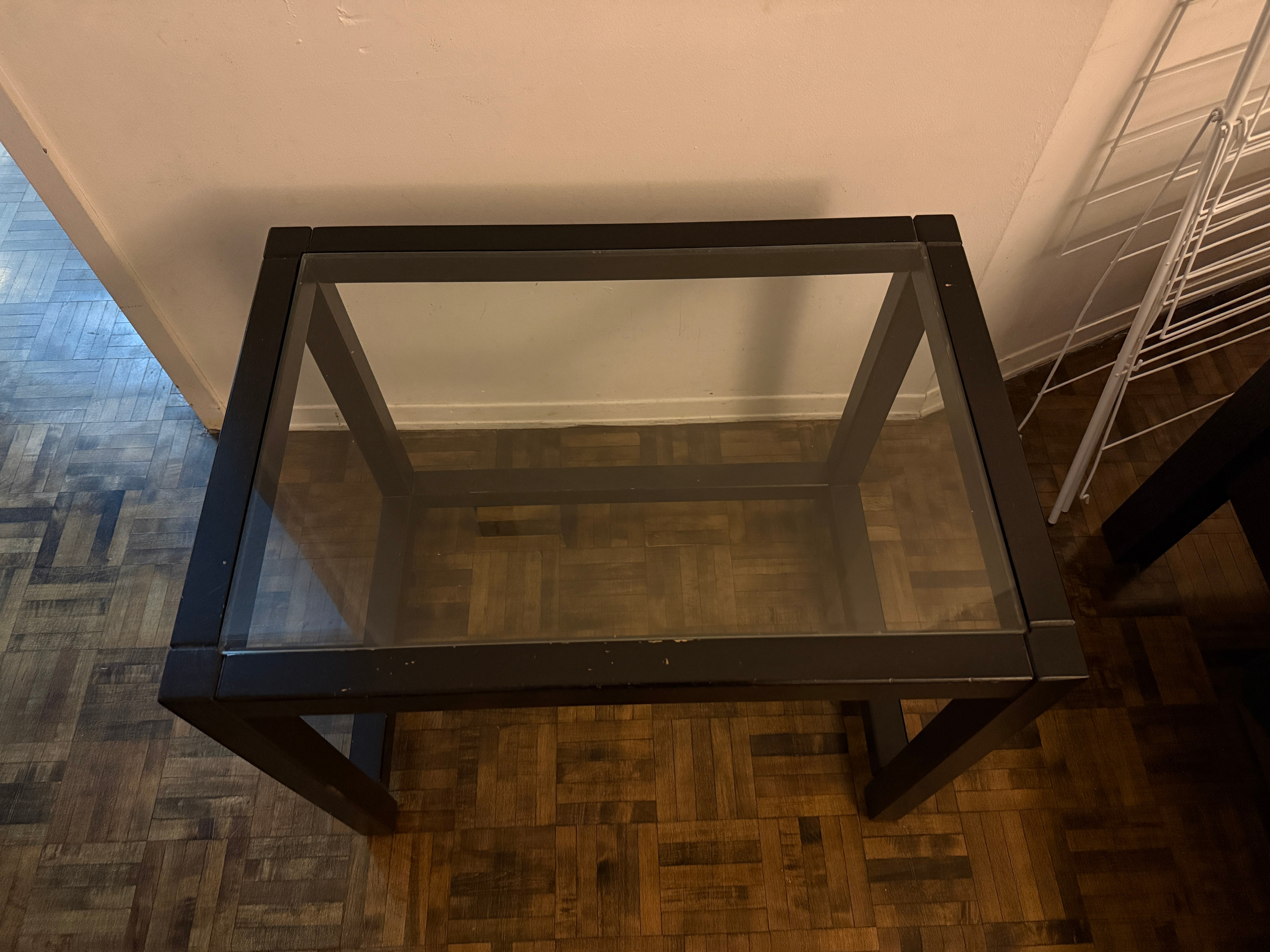 3 Glass Top Side Tables - photo 3