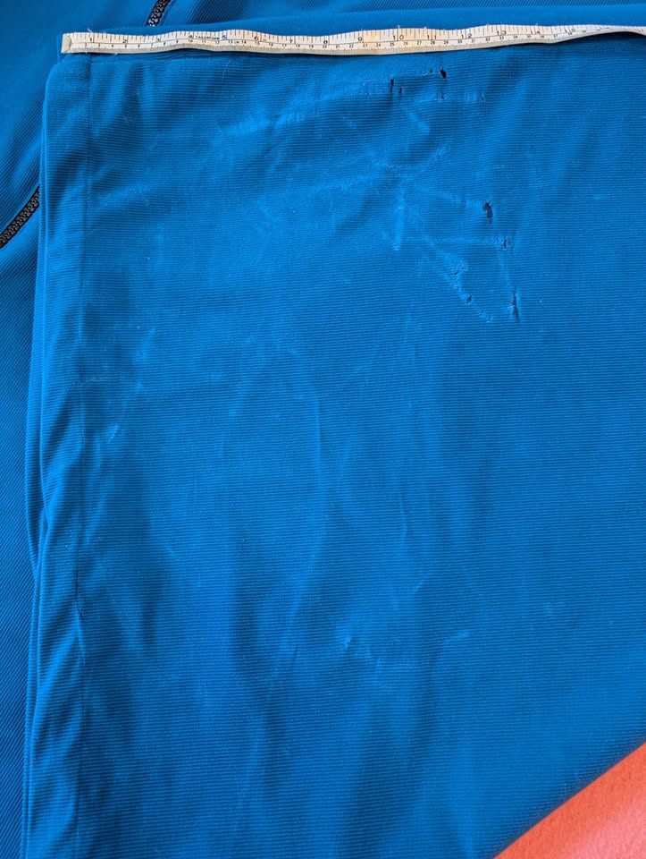 Large bunch of fabric in a polyester corduroy - photo 2
