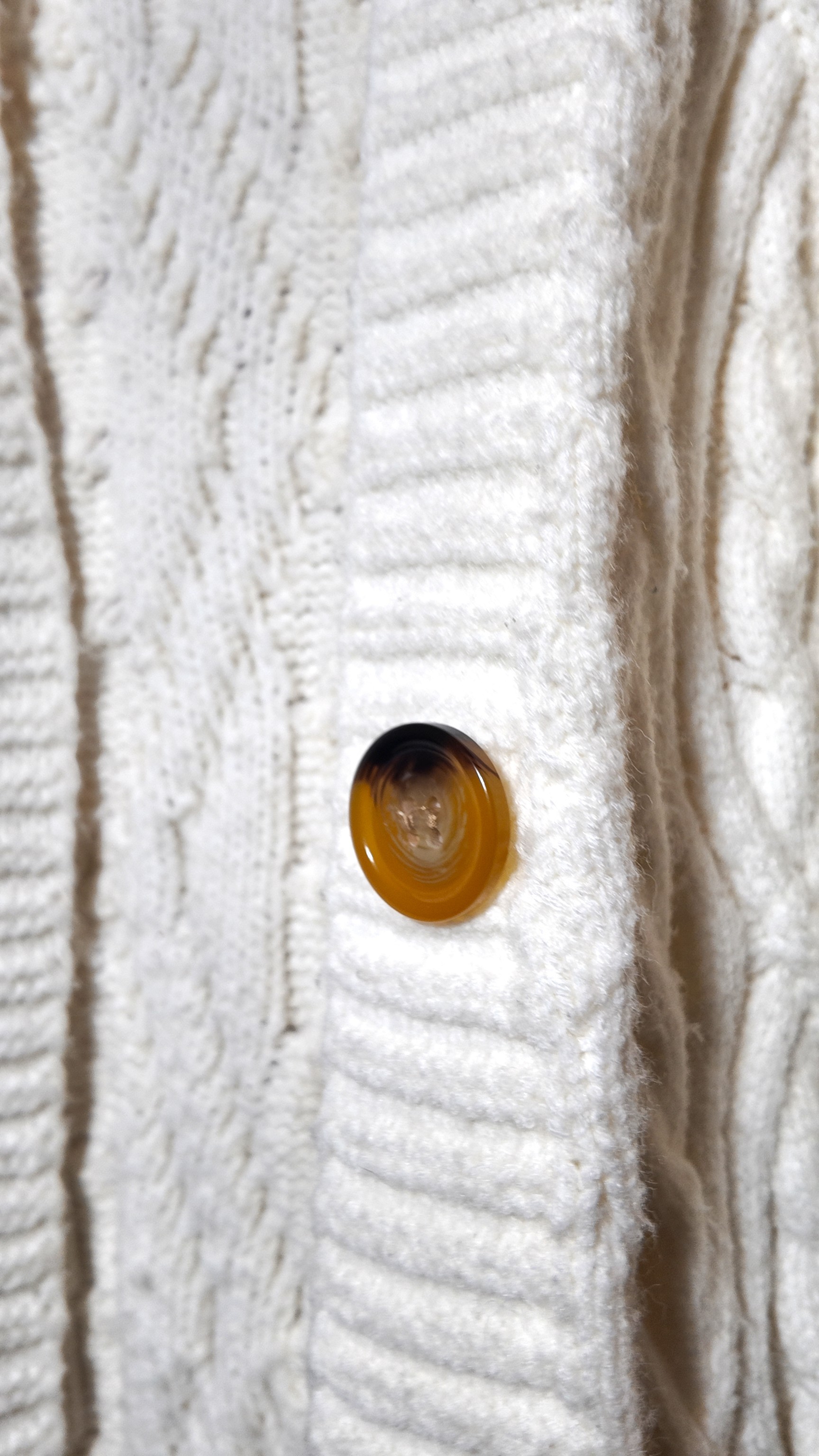Cream Cable Knit Long Cardigan - photo 2