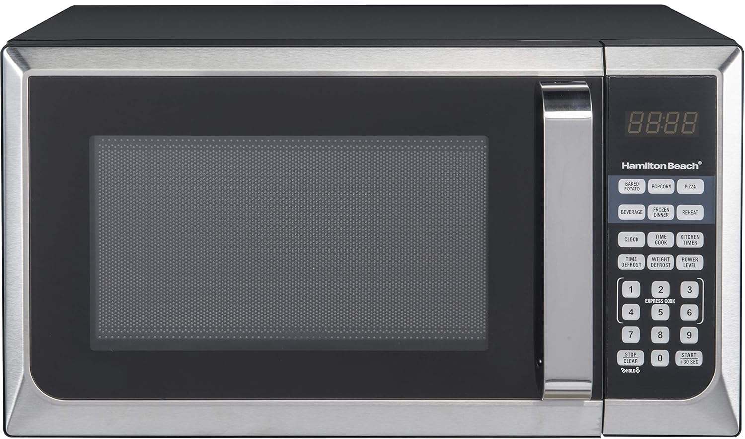Microwave Oven, Stainless Steel - Hamilton Beach 0.9 cu.ft. 900W - photo 2