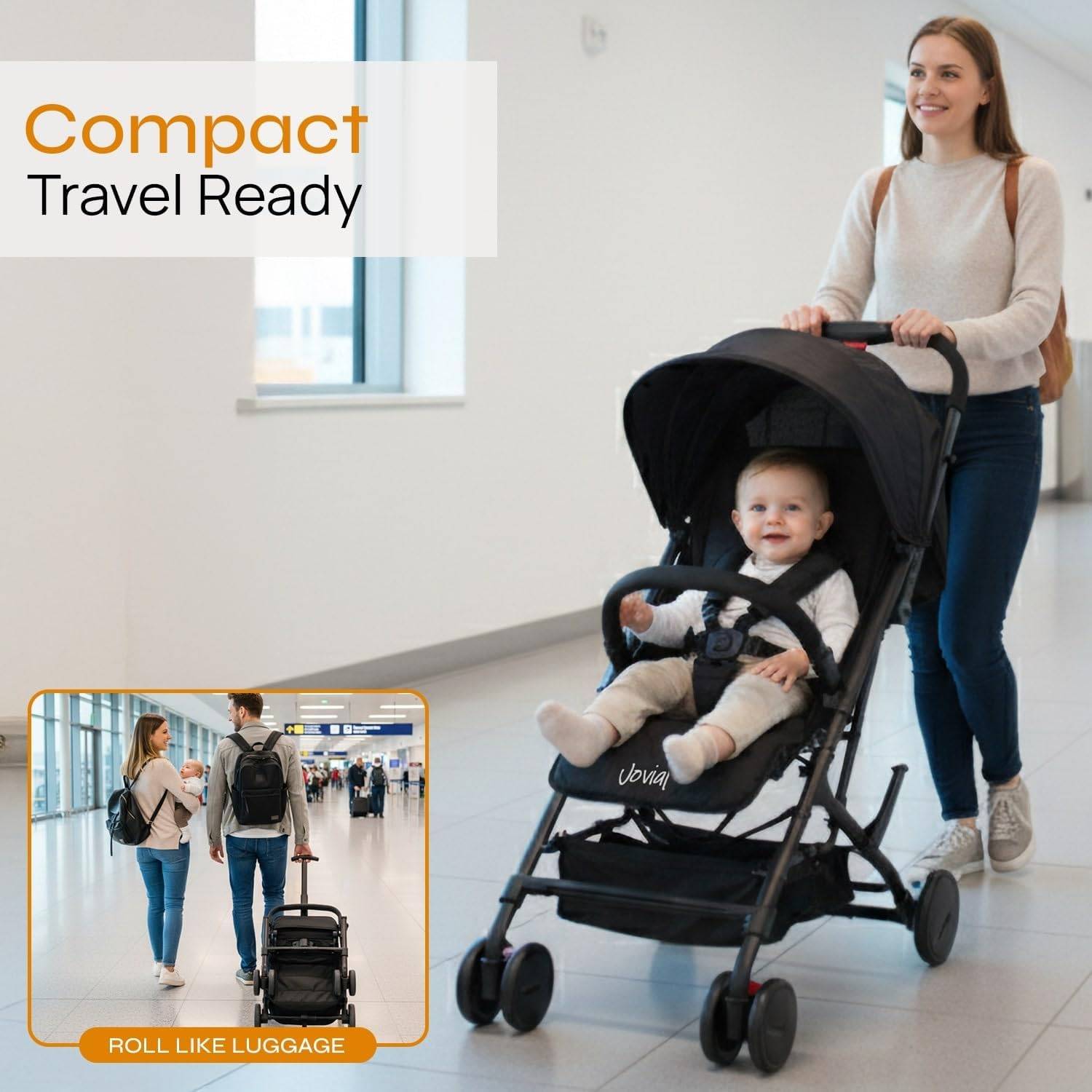 Jovial Chicco Portable Folding Lightweight Baby Stroller - photo 3