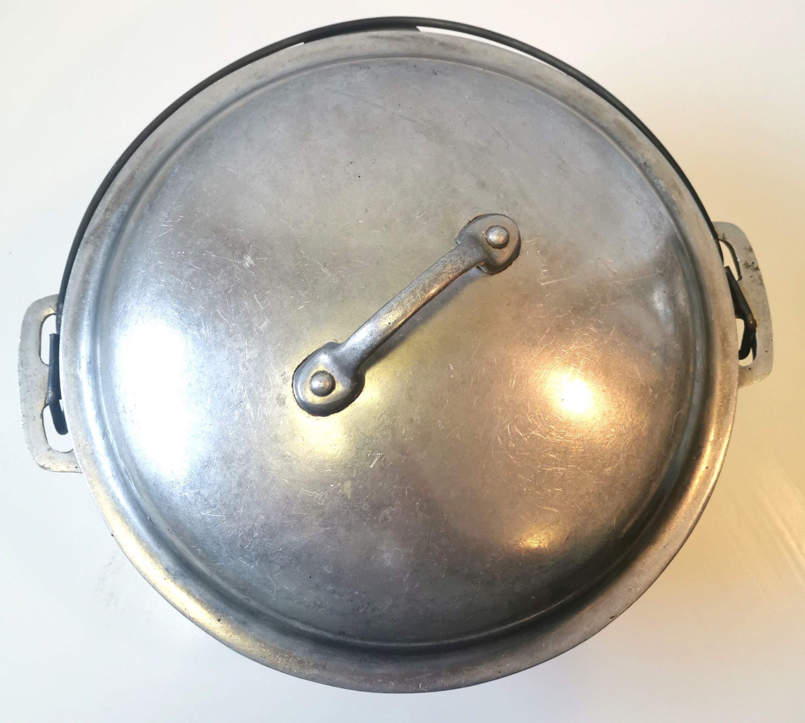 Heavy Duty Cast Aluminum Dutch Oven Lid Majestic Cookware 1950s - photo 2
