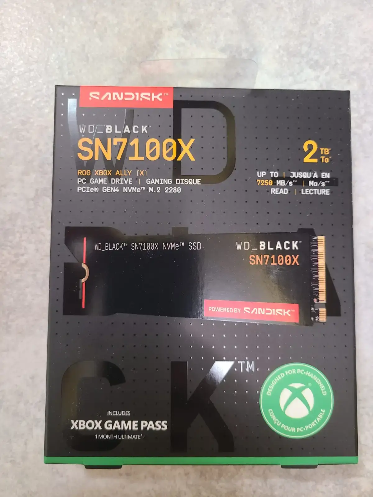 🔥🔥BrandNew Western Digital BLACK SN7100X NVMe SSD 2TB
