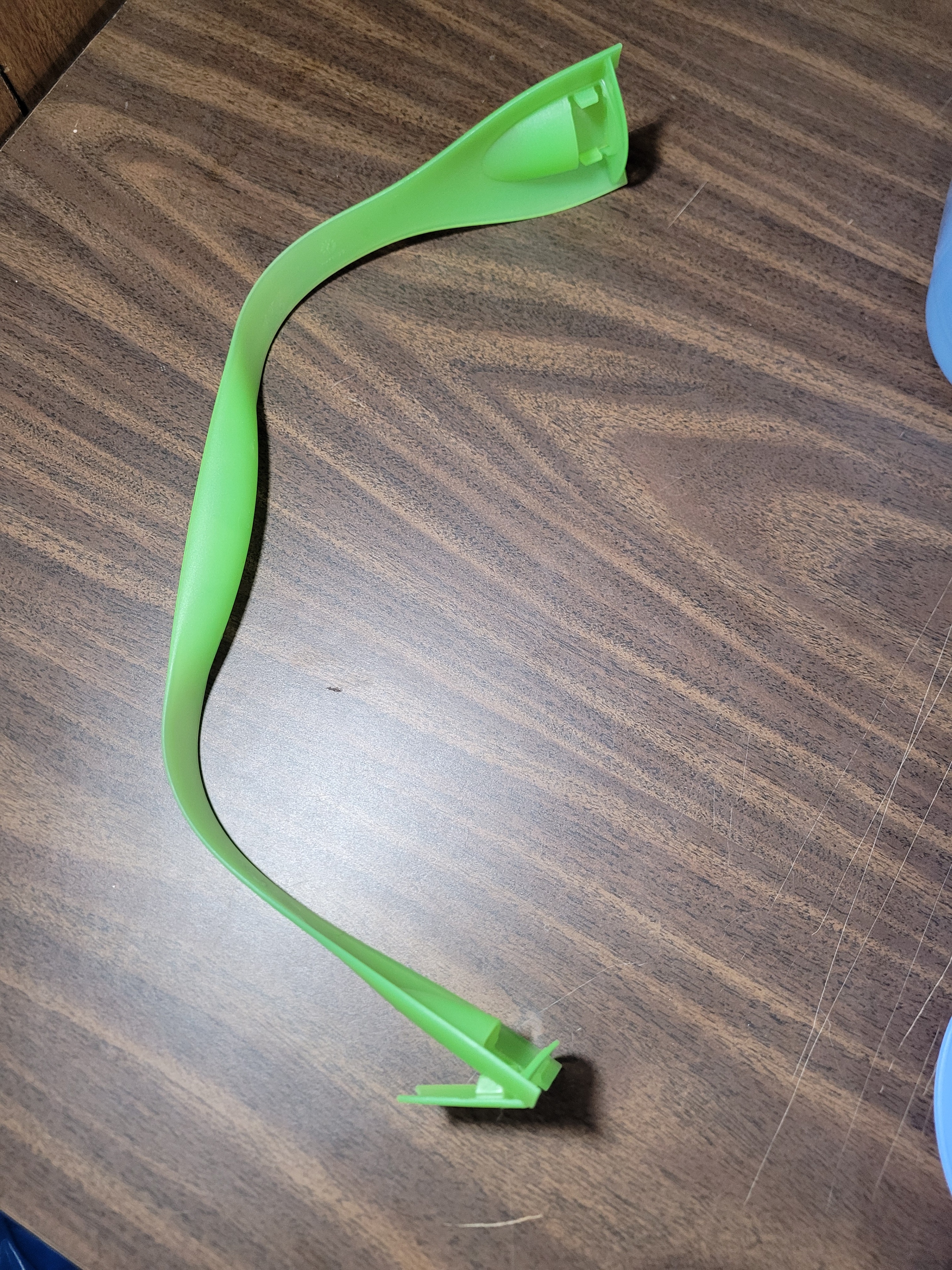 Blue Food Storage Container with Green Strap - photo 3