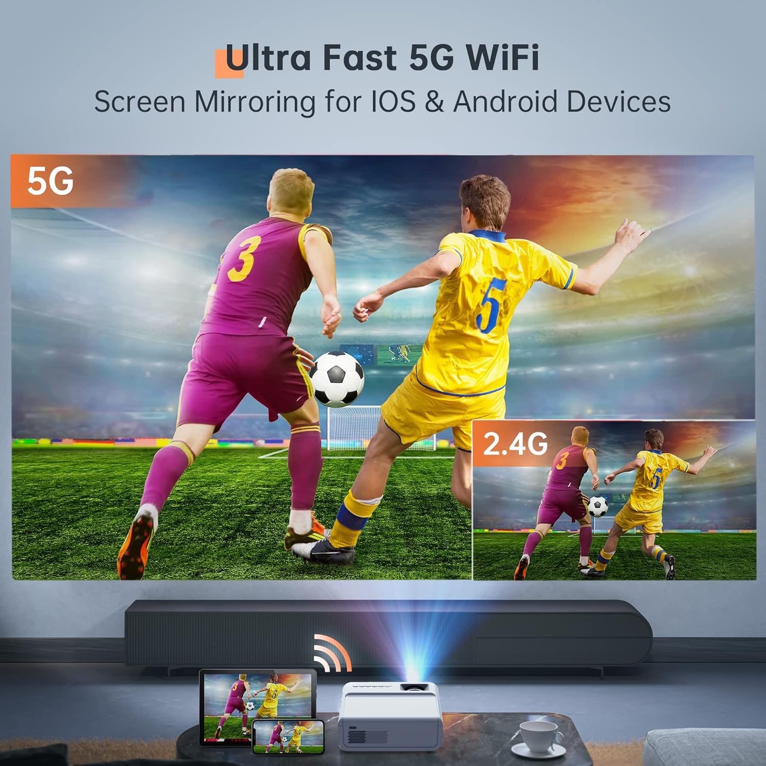 Bluetooth projector - photo 3