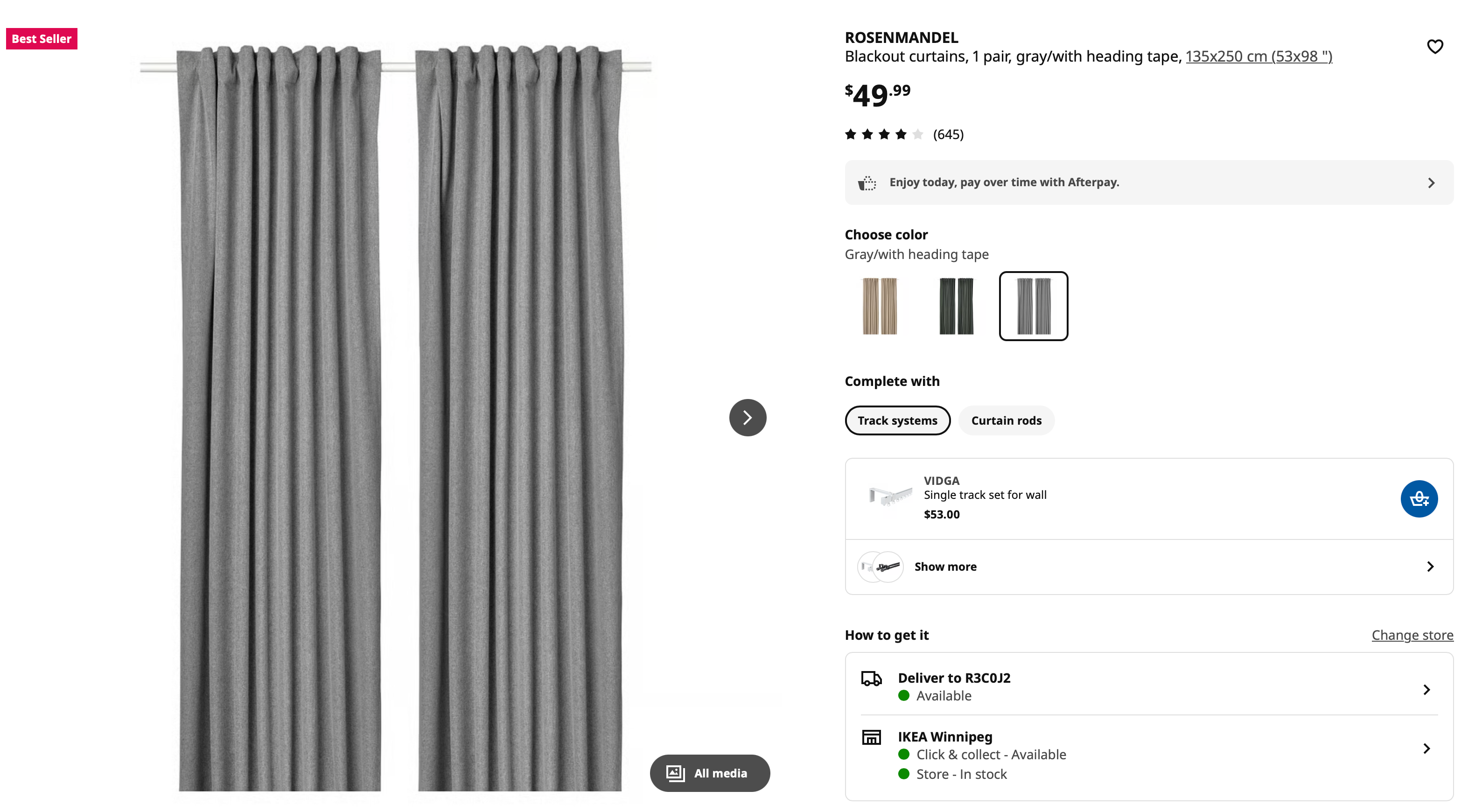 Blackout curtains 1 pair - photo 5