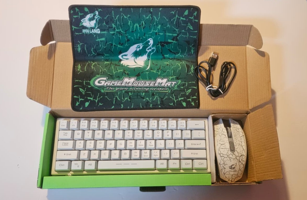 NEW ZIYOU LANG T61 Wireless RGB Gaming Keyboard & Mouse Combo - photo 3