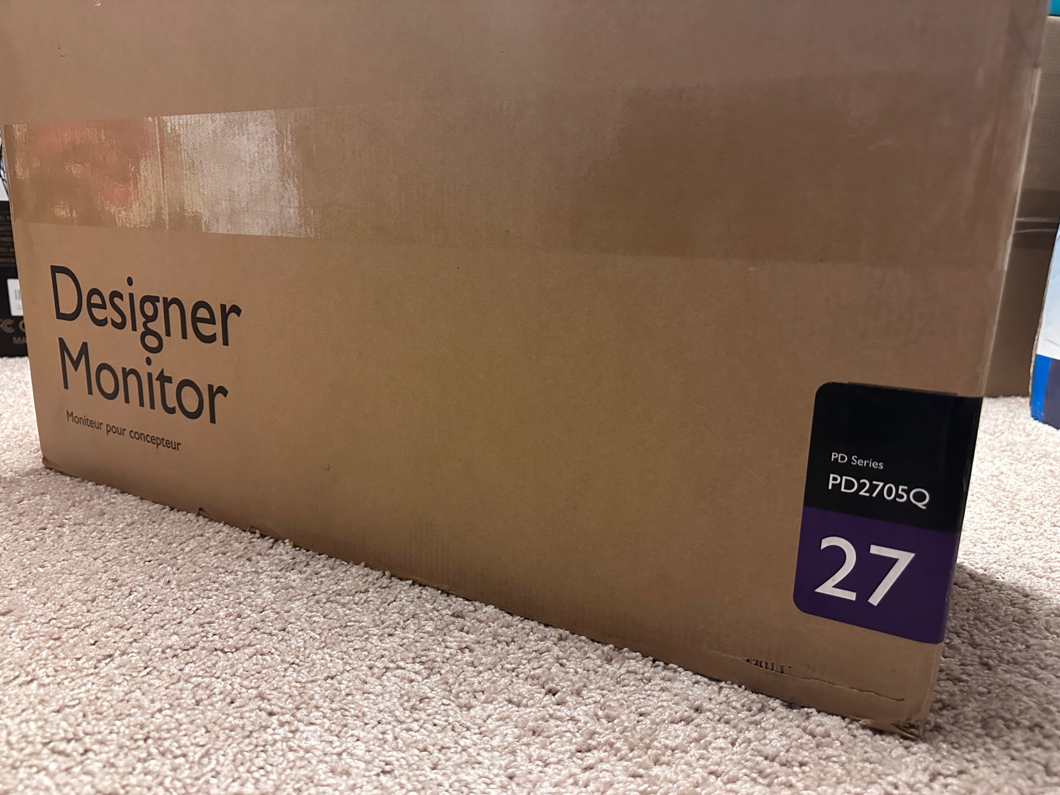 BenQ 27” 2K QHD Monitor Commercial/Graphics Design Video Editing - photo 2