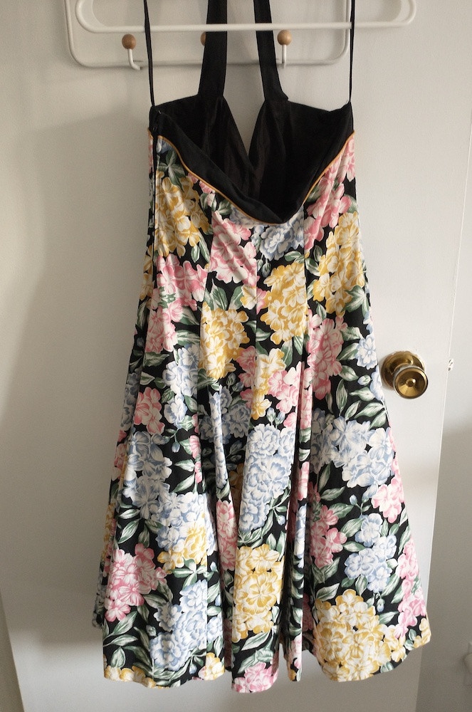 Vintage Bold Floral Dress - Made in Canada - photo 4