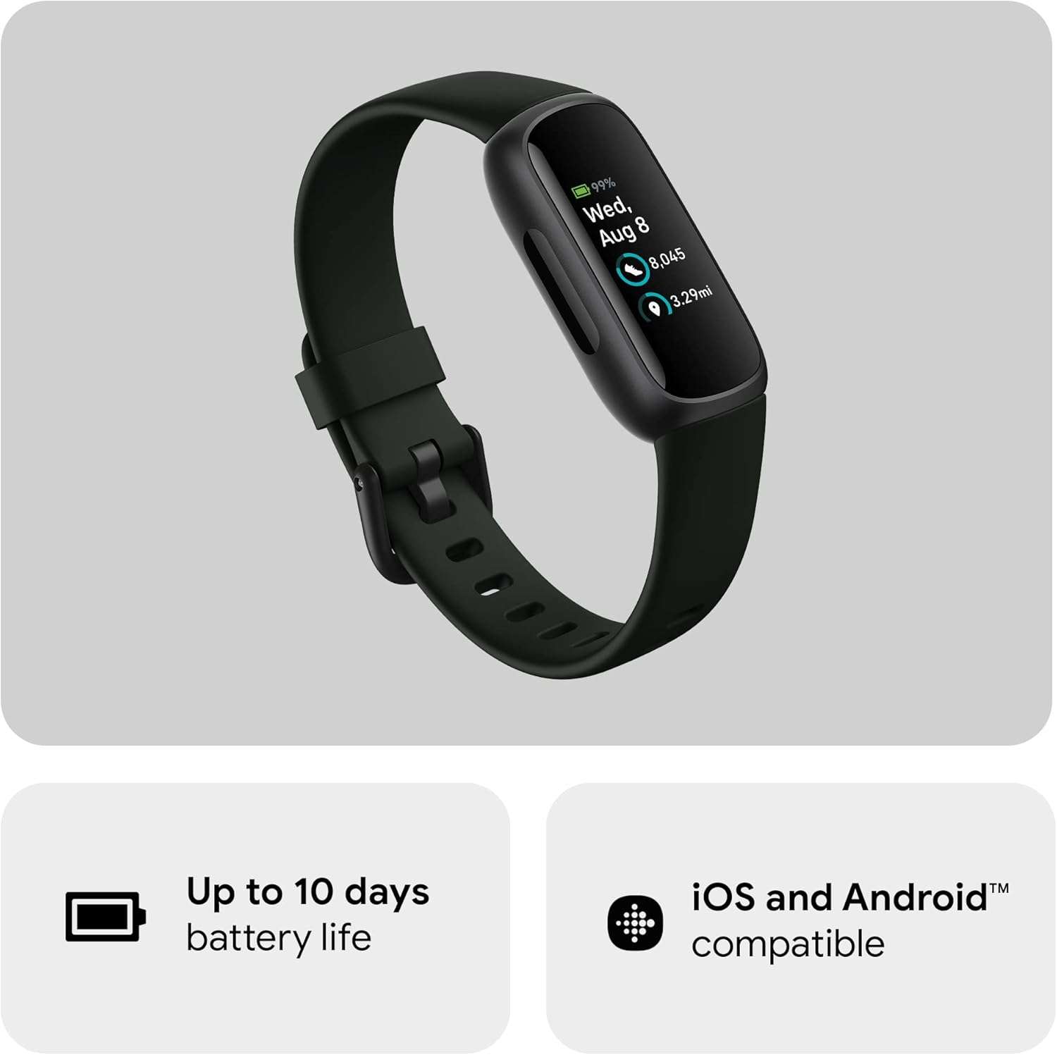 Google Fitbit Inspire 3 Health and Fitness Tracker - photo 2