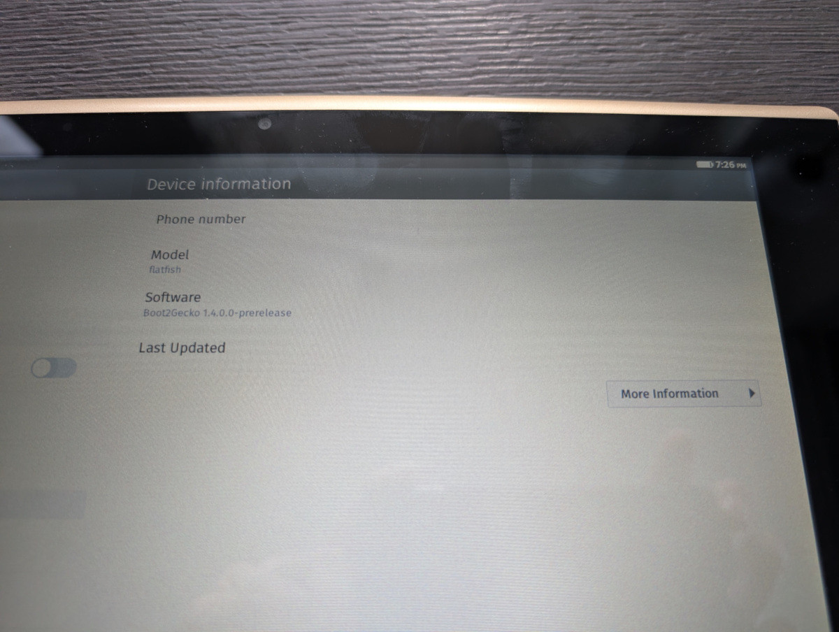 Firefox OS tablet - photo 4