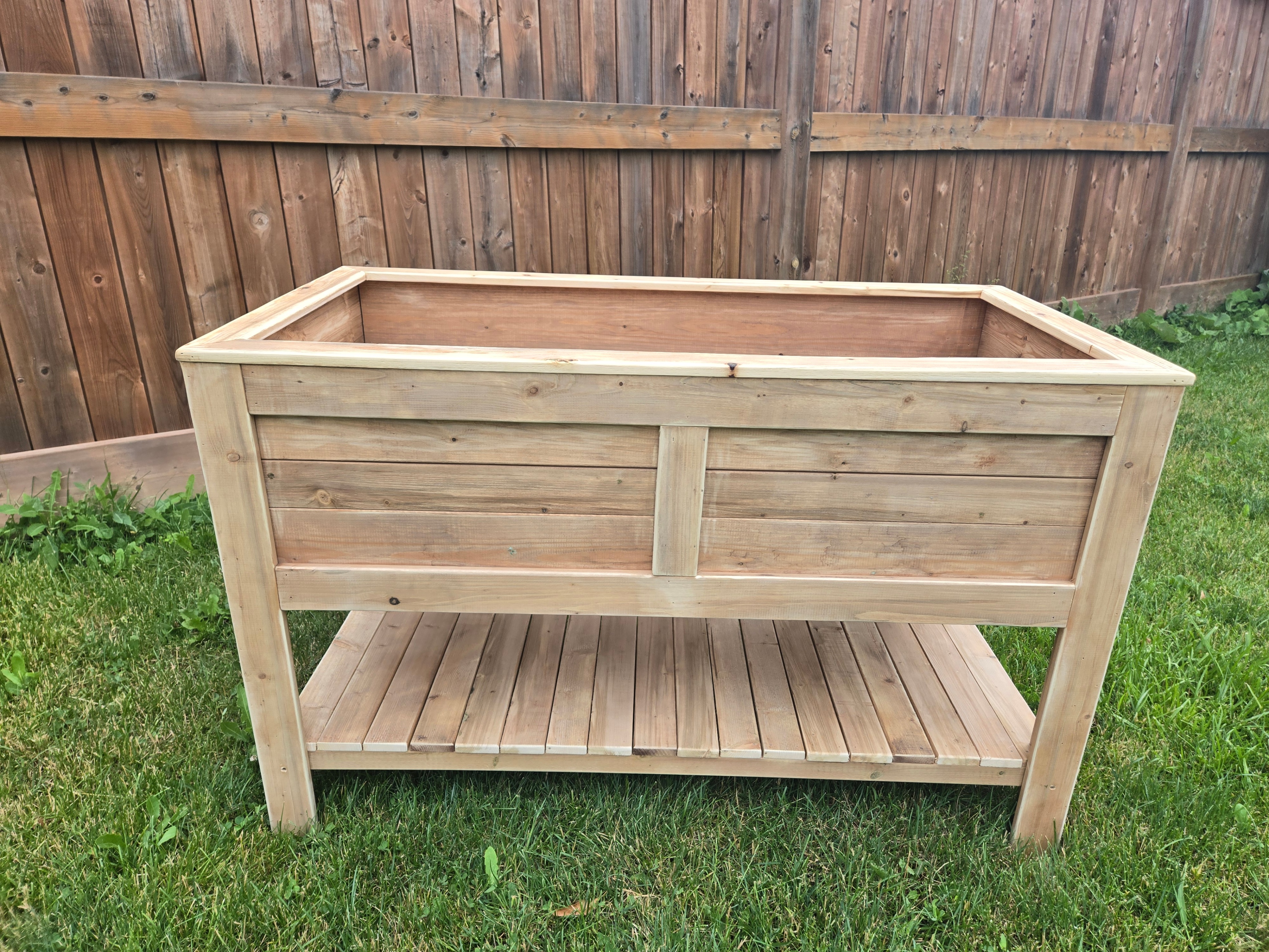 Custom Hand-Made Cedar Raised Garden Bed (Free Local Delivery) - photo 4