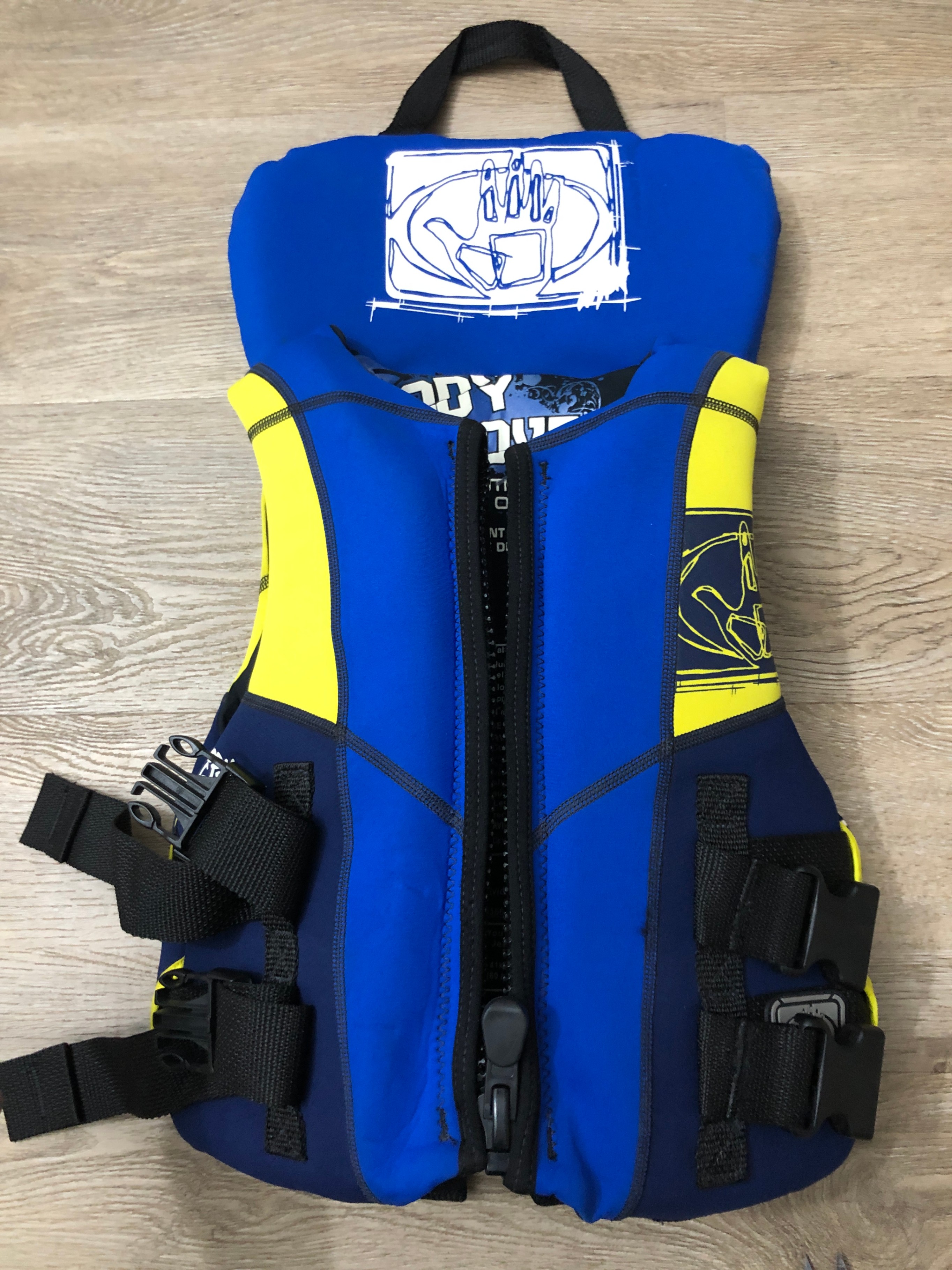 Kid Body glove life jacket- Like new!!