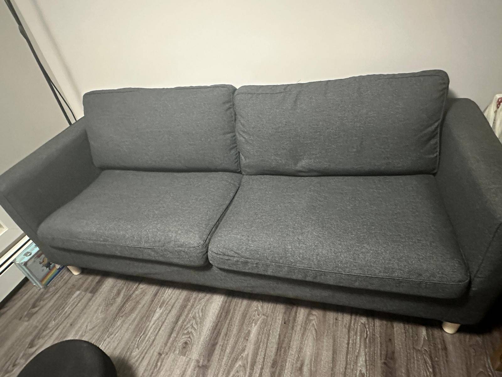 Grey 3-Seater Sofa - photo 5