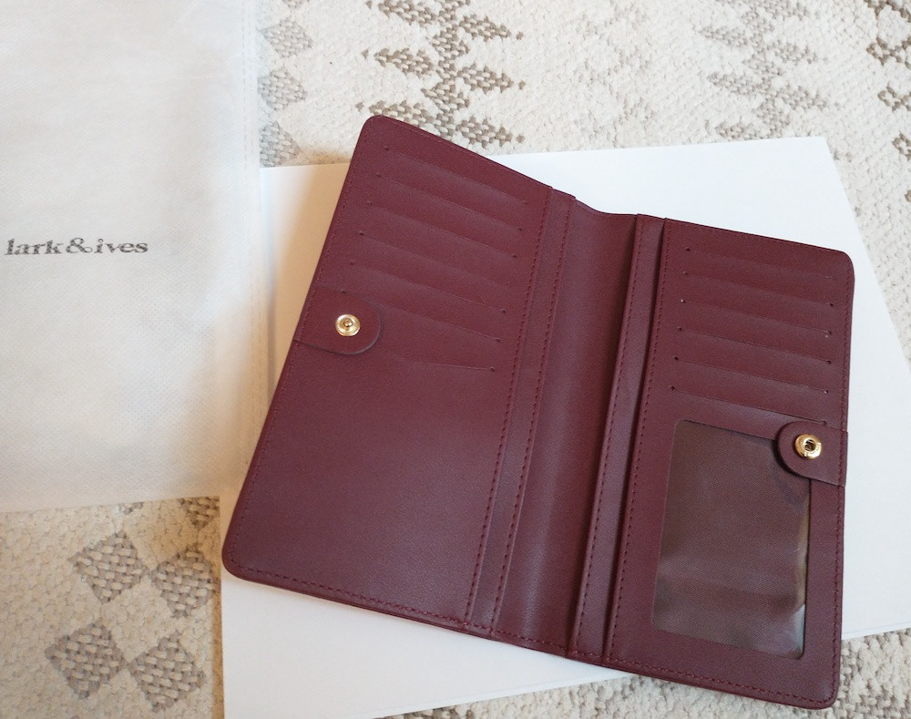 Lark & Ives Vegan Leather Wallet - New - photo 3
