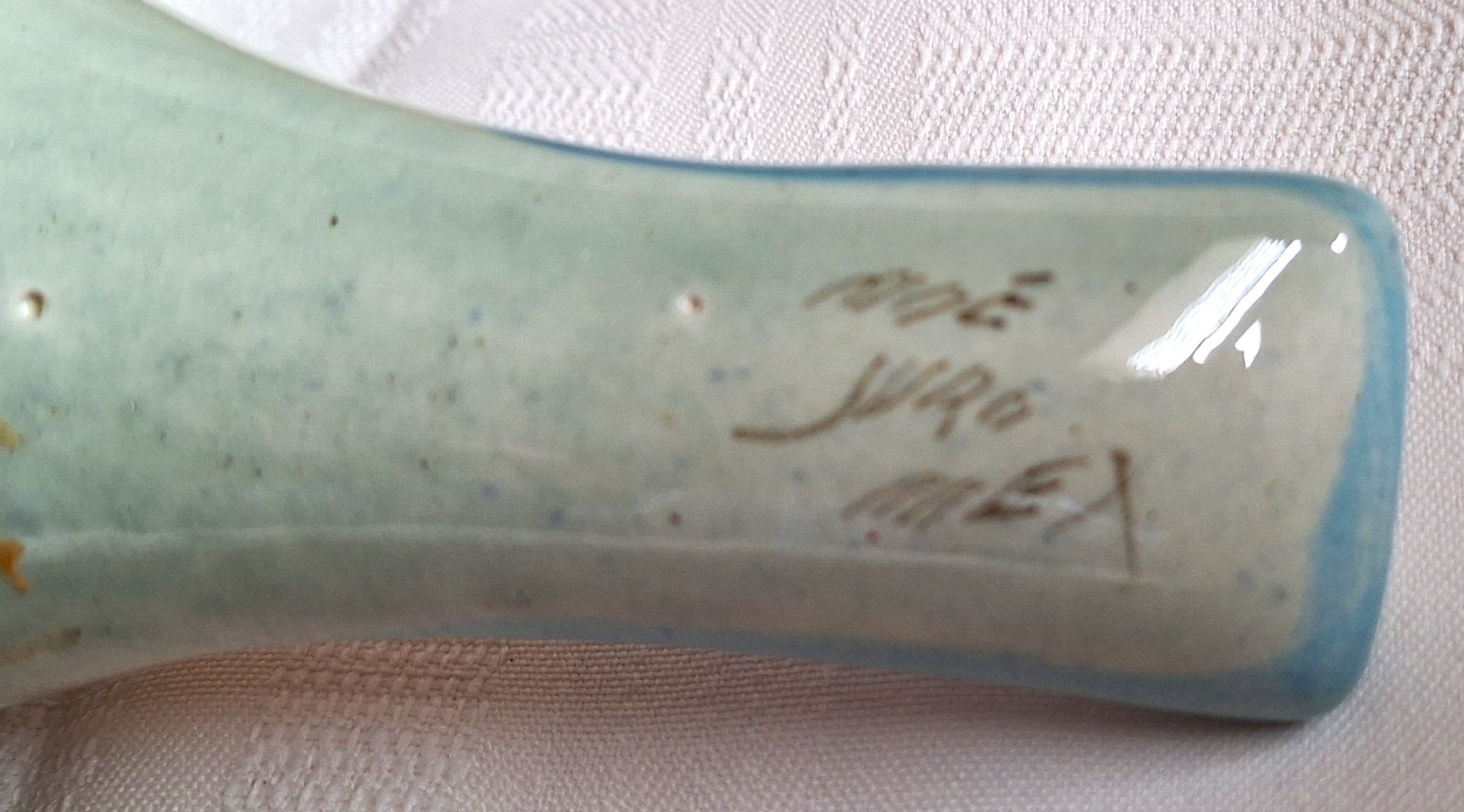 First Nations Bird Pottery Made in Canada signed by the Artist - photo 4
