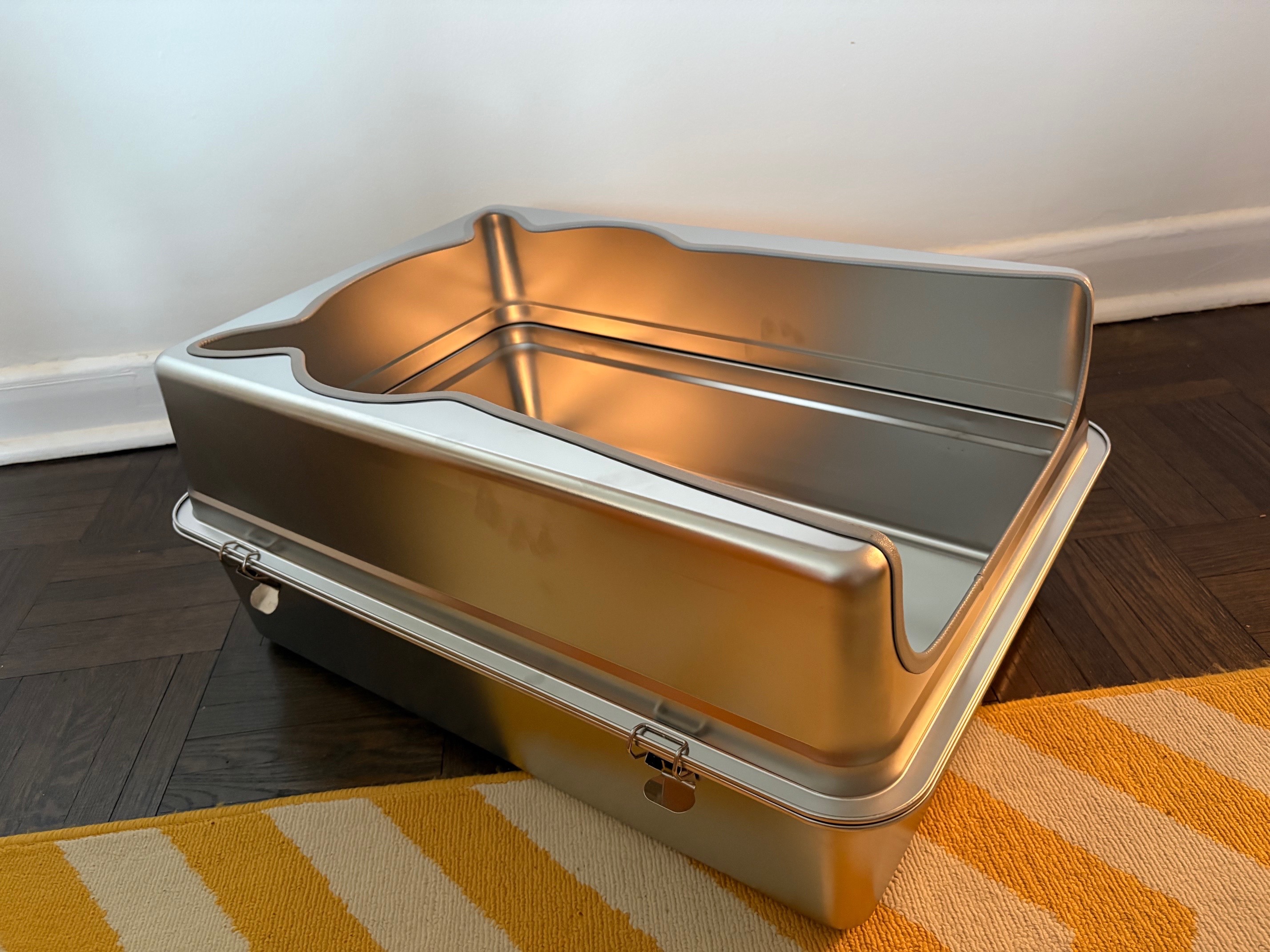 New XXXL Stainless Steel Cat Litter Box - photo 2