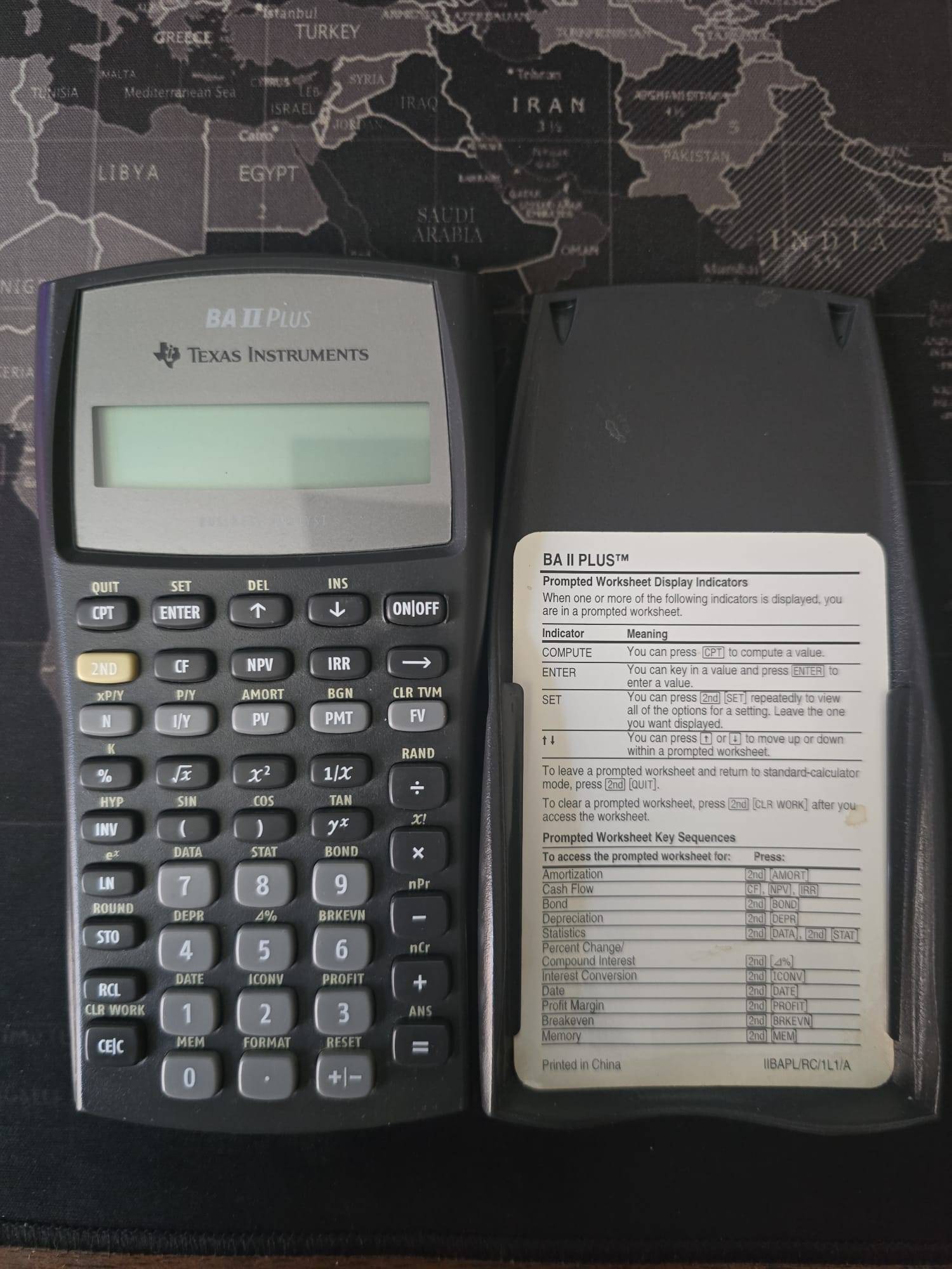 Texas Instruments BAIIPlus Financial Calculator, 10-Digit LCD - photo 2