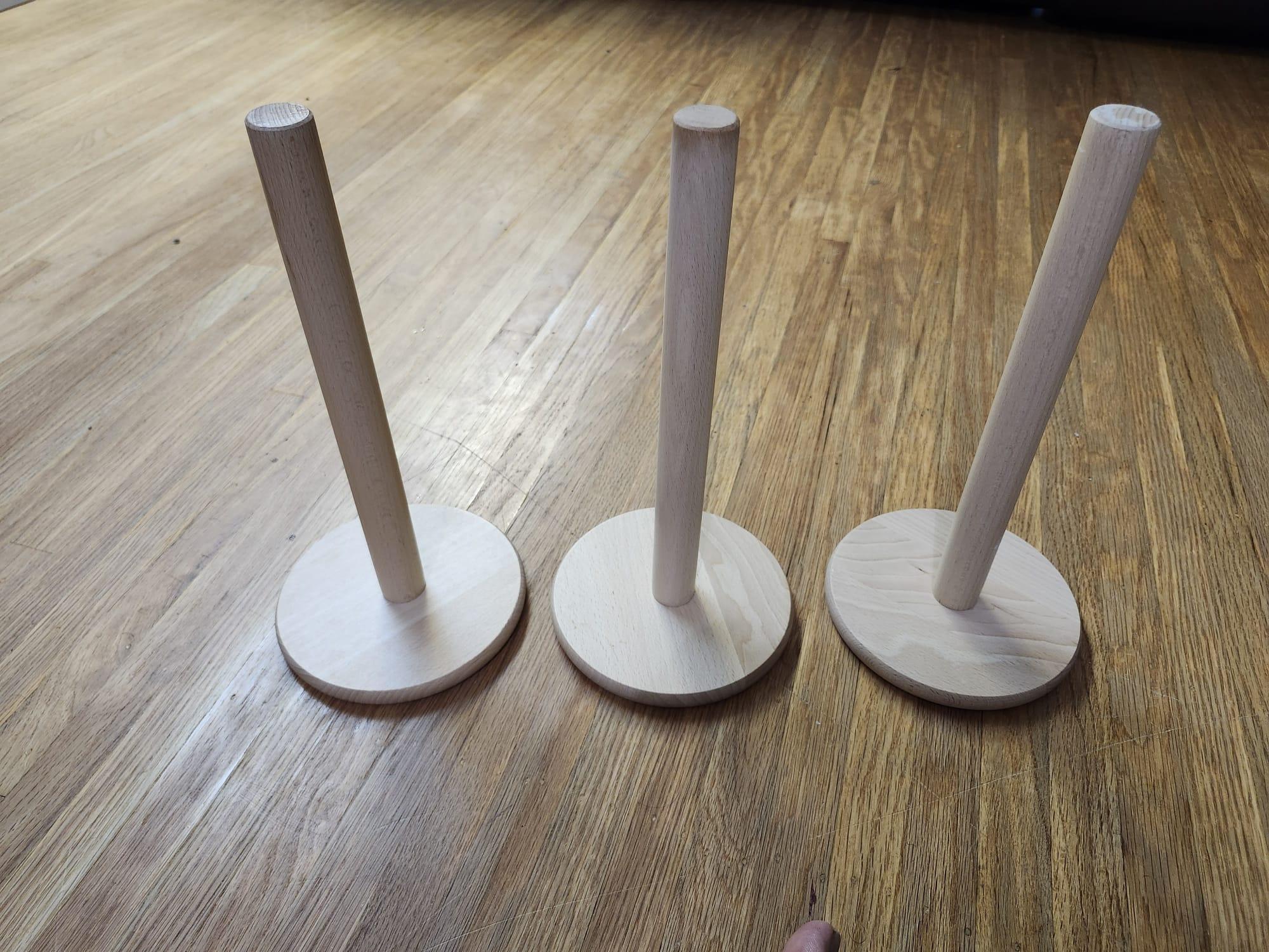 Wooden Paper Towel Holder
