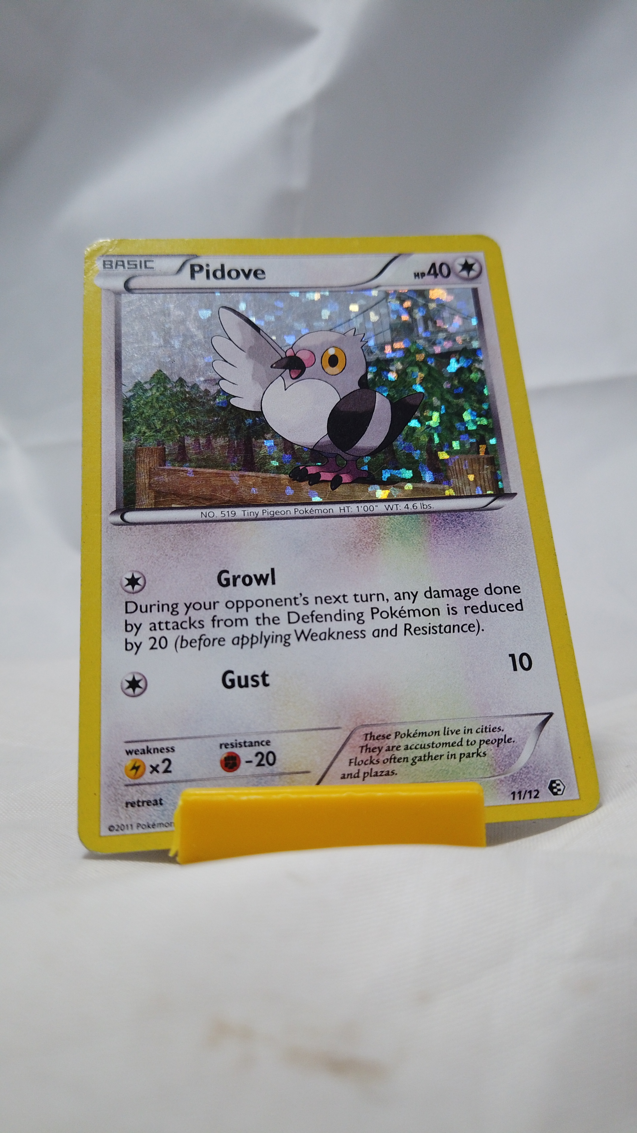 Pokemon Pidove 11/12 McDonald's Collection 2011 Holo None HP