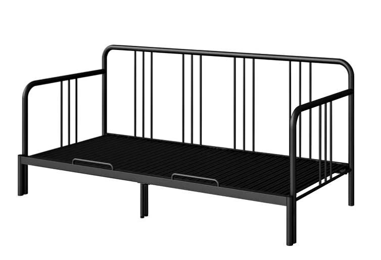 IKEA FYRESDAL - Daybed Frame, Minimalist in Black Steel