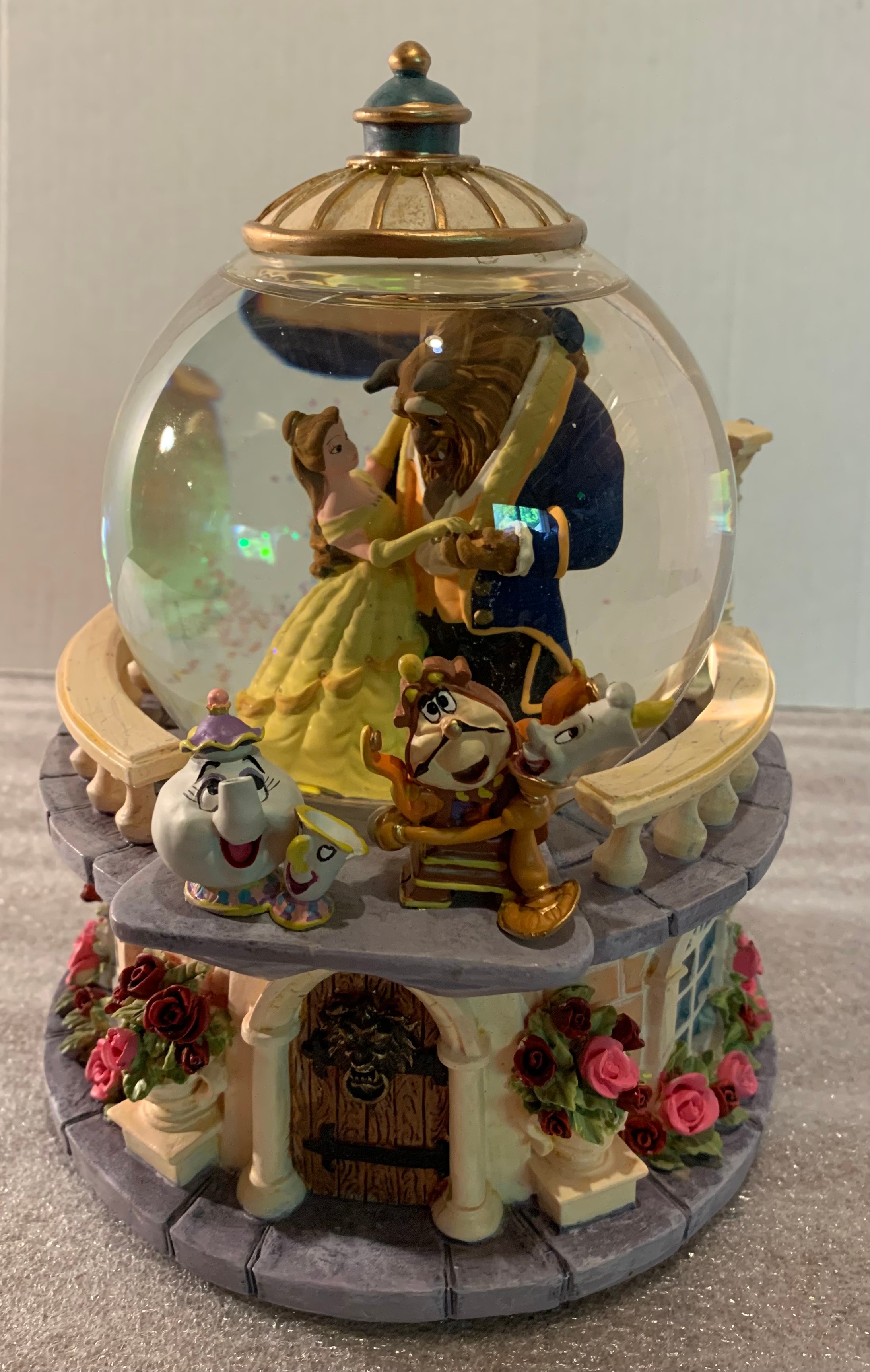 Disney Beauty & The Beast Ballroom Snow Globe
