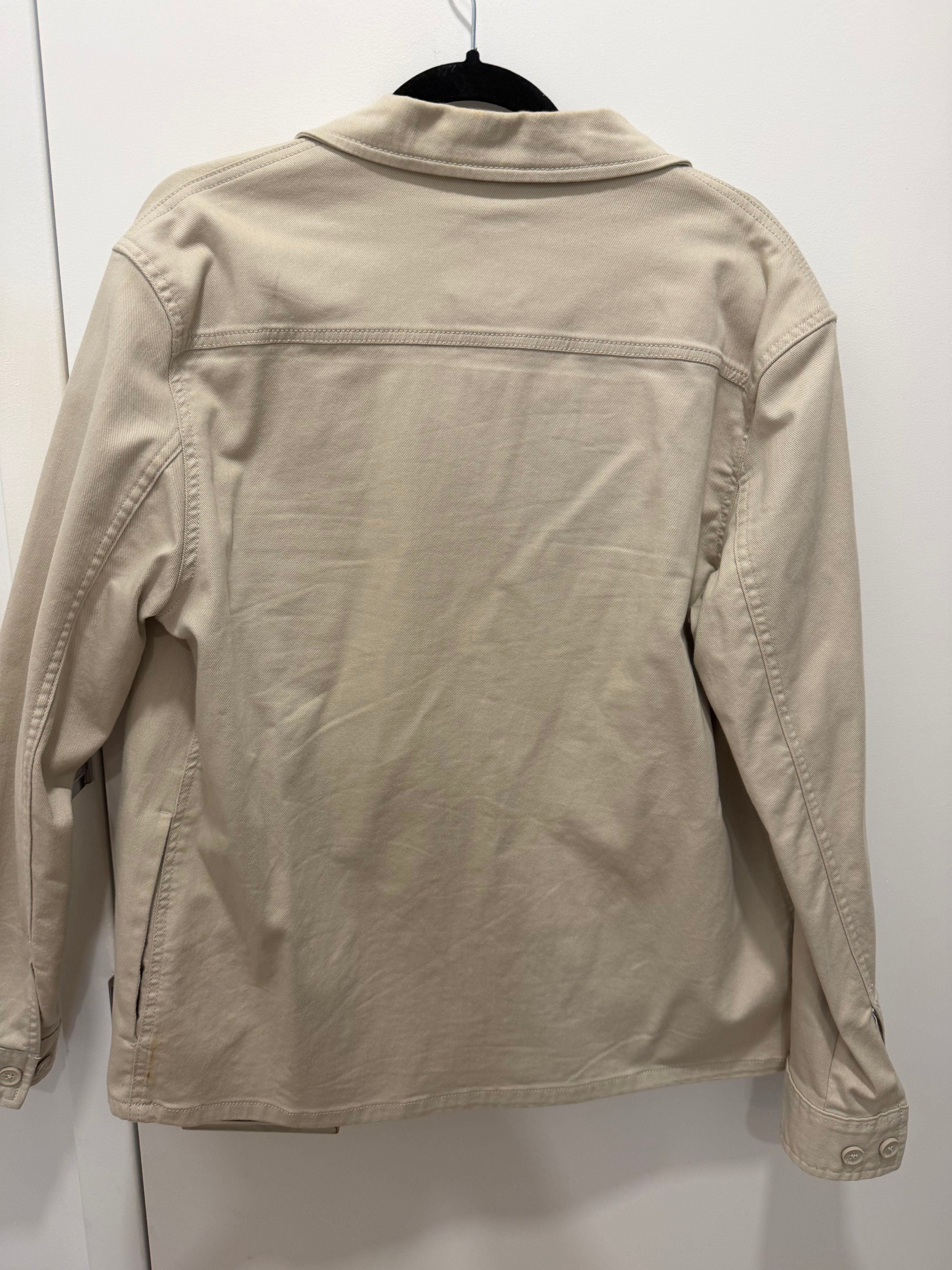 ZARA Zip-Up Overshirt / Light Jacket – Beige – Size L - photo 4