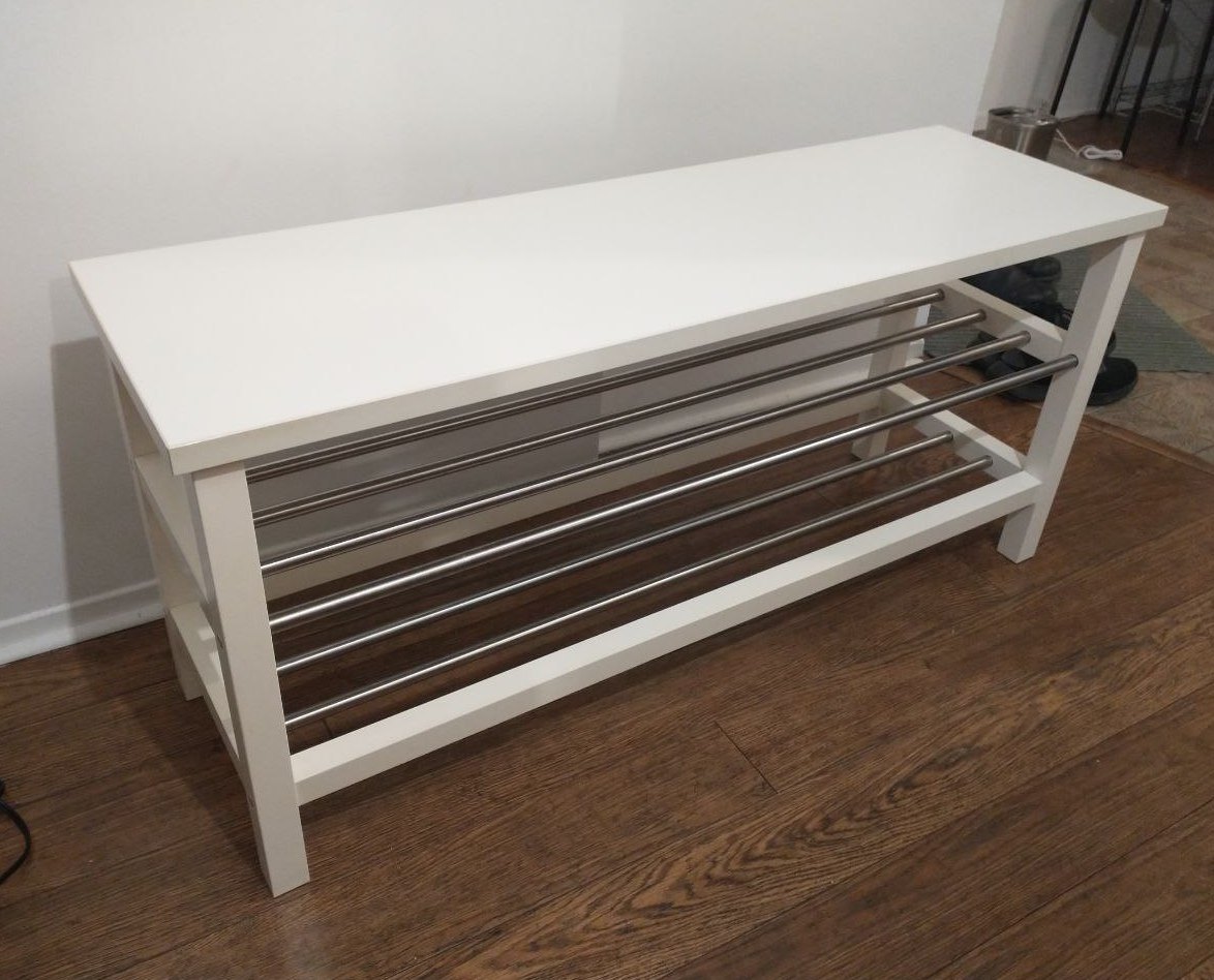 Bench with Shoe Storage - Like New